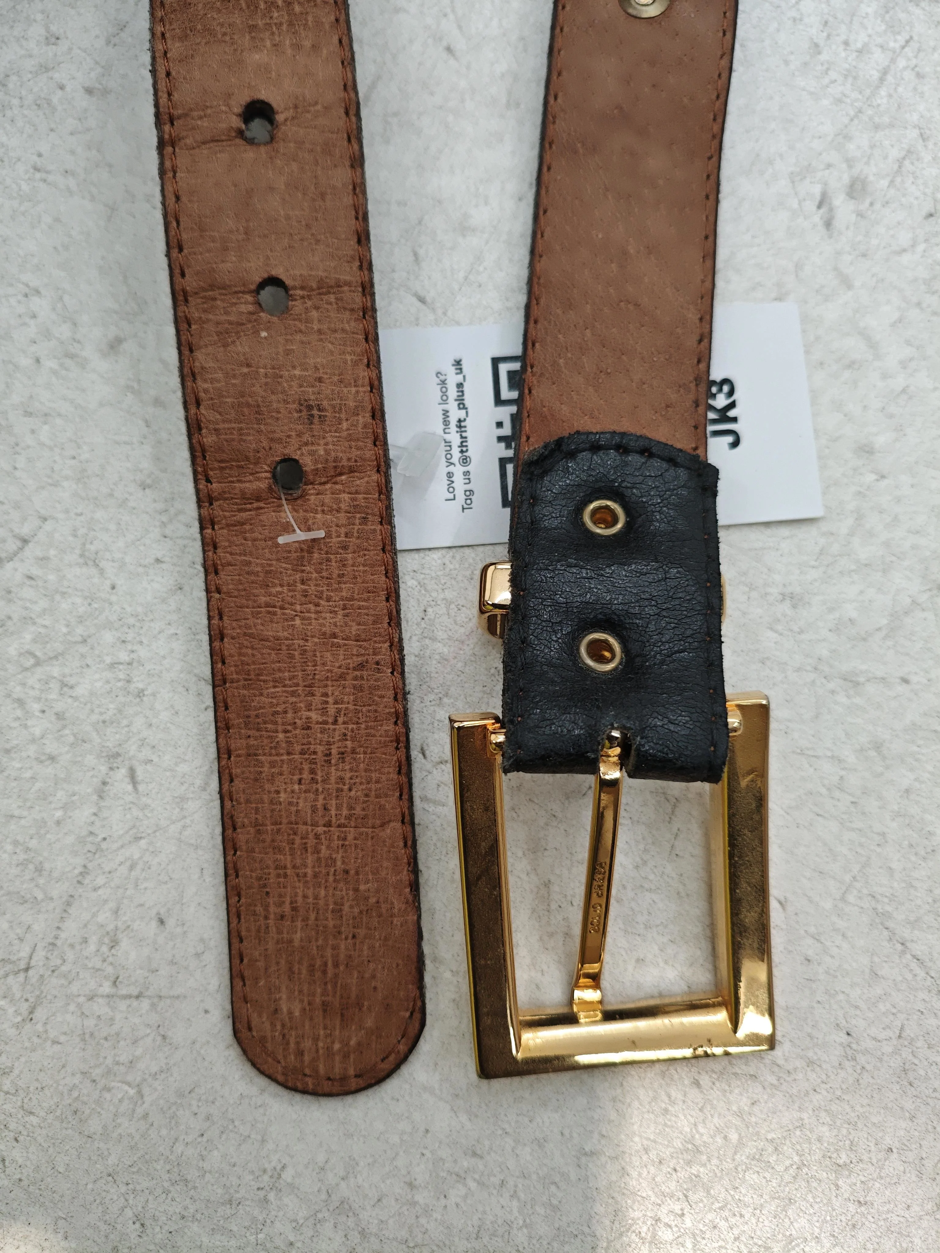 Stephen Collins Men's Belt XXS Black 100% Leather Dress Belt - Image 4