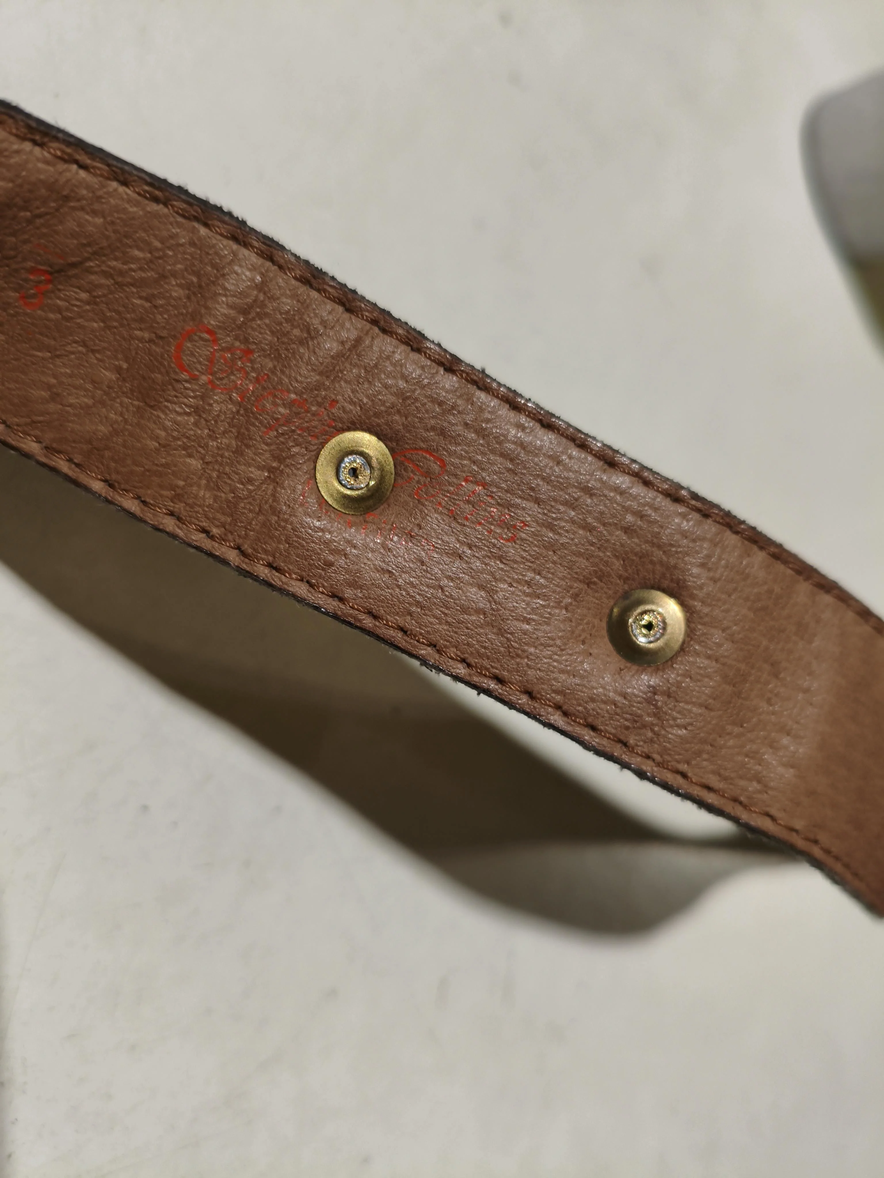 Stephen Collins Men's Belt XXS Black 100% Leather Dress Belt - Image 5