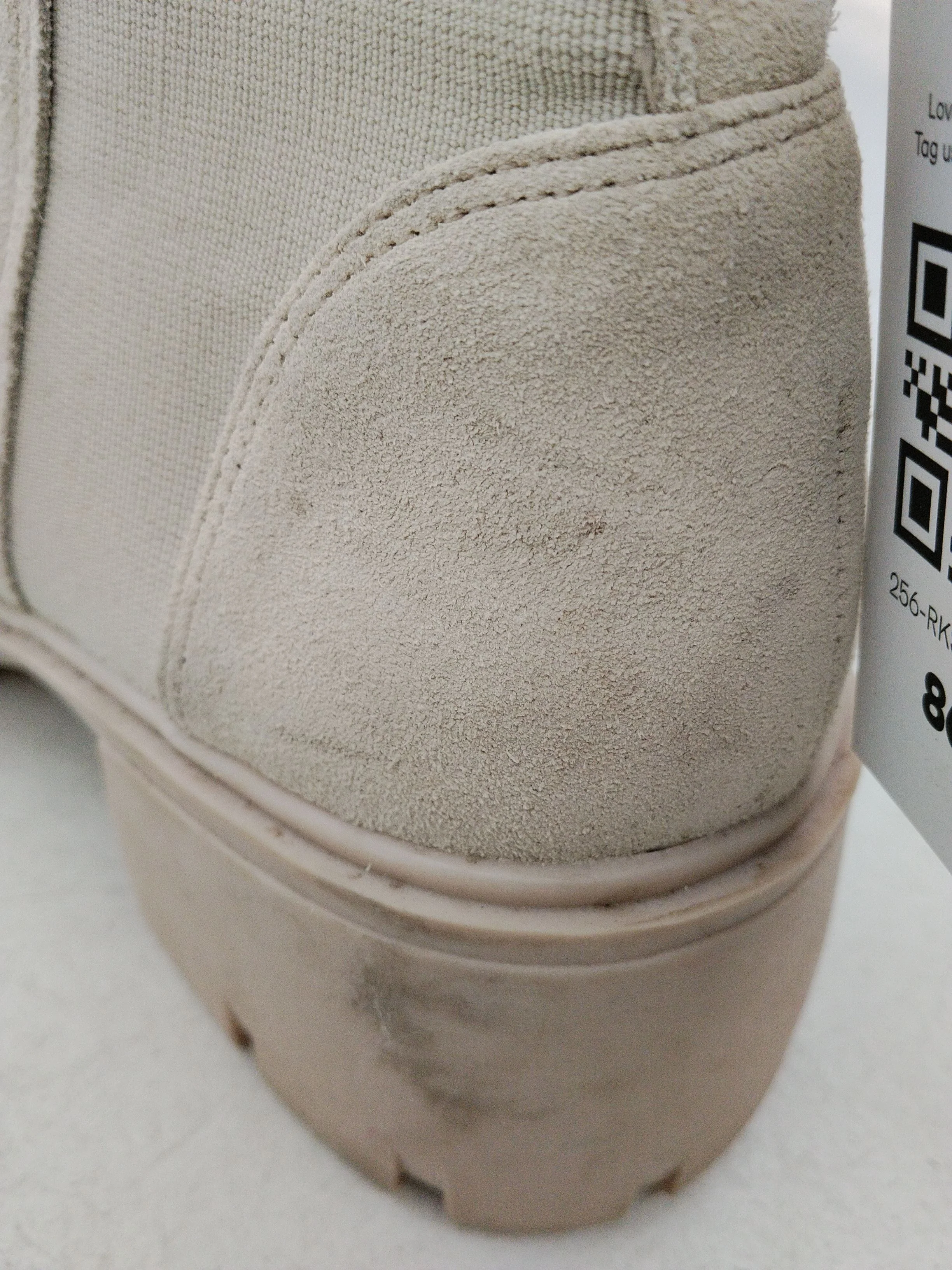 Steve Madden Women's Boots UK 5 Cream 100% Suede Chelsea - Image 8