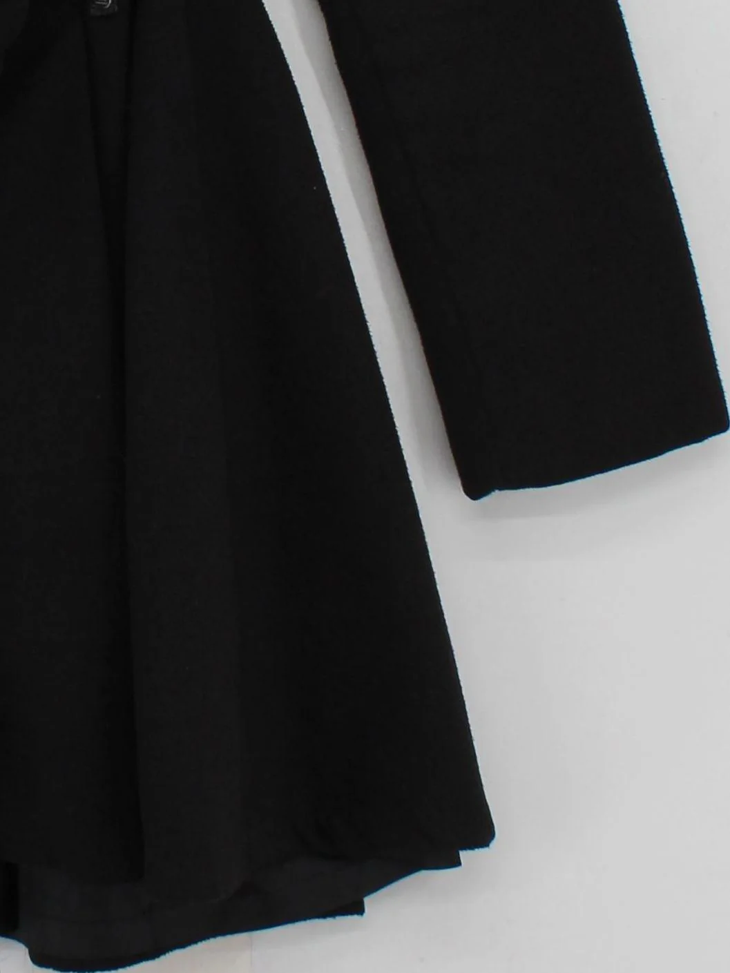 Steve Madden Women's Coat M Black Polyester with Viscose, Spandex Overcoat - Image 4