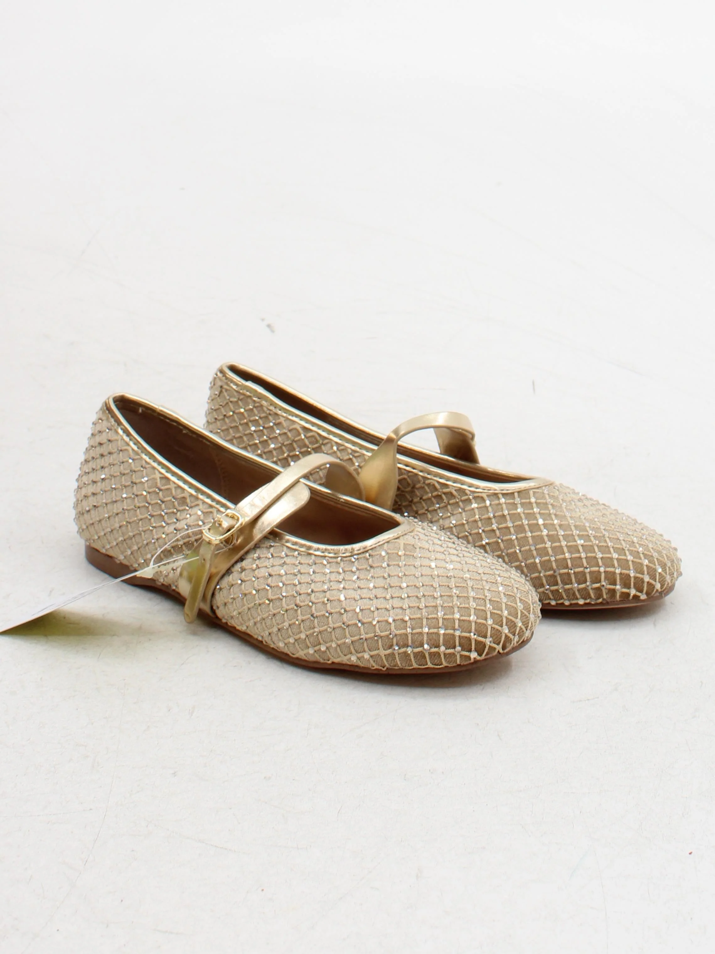 Steve Madden Women's Flat Shoes UK 4 Gold 100% Other Mary Jane - Image 4
