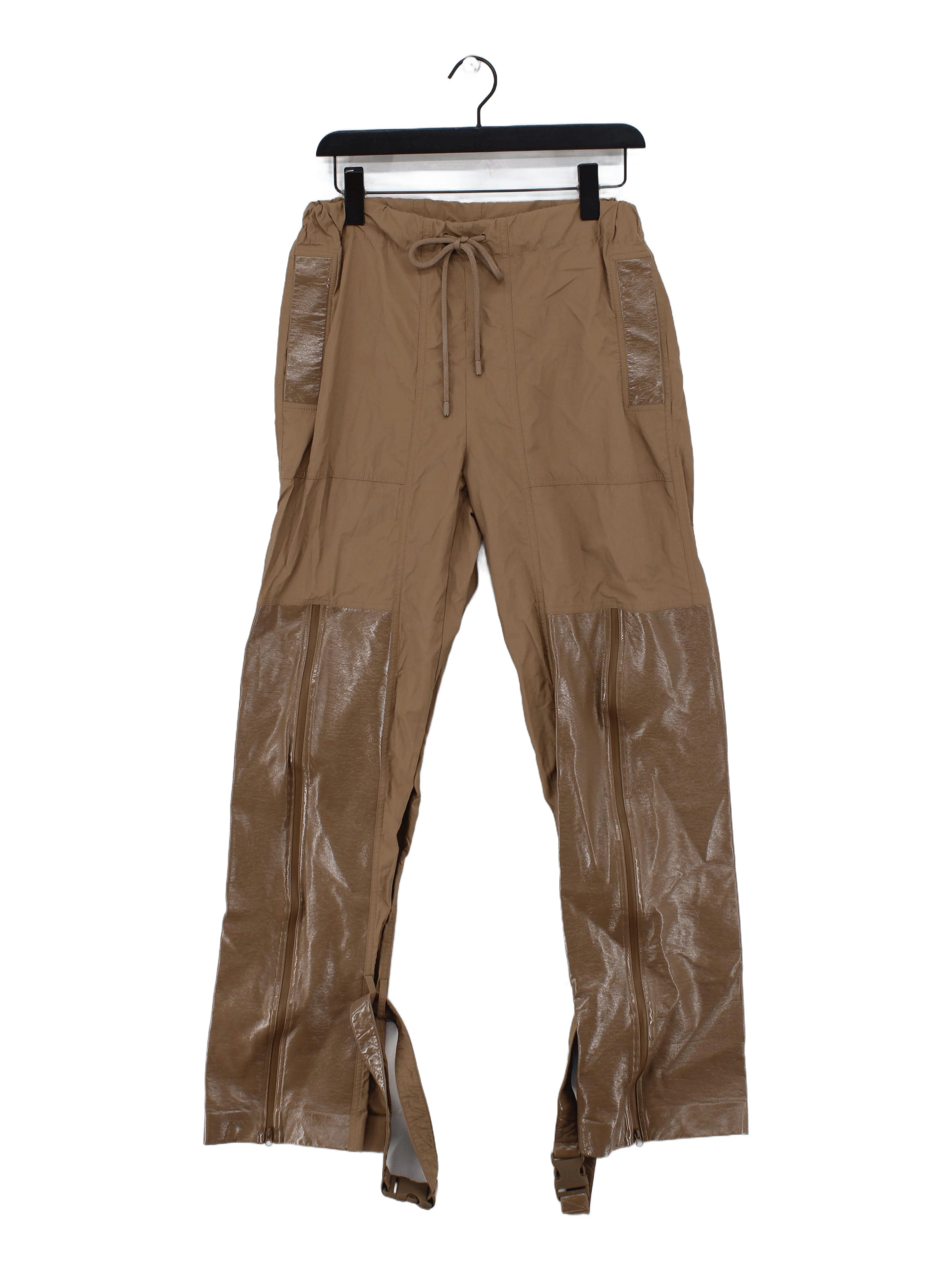 Stine Goya Men's Trousers S Tan Polyamide with Cotton, Polyester, Viscose Chino