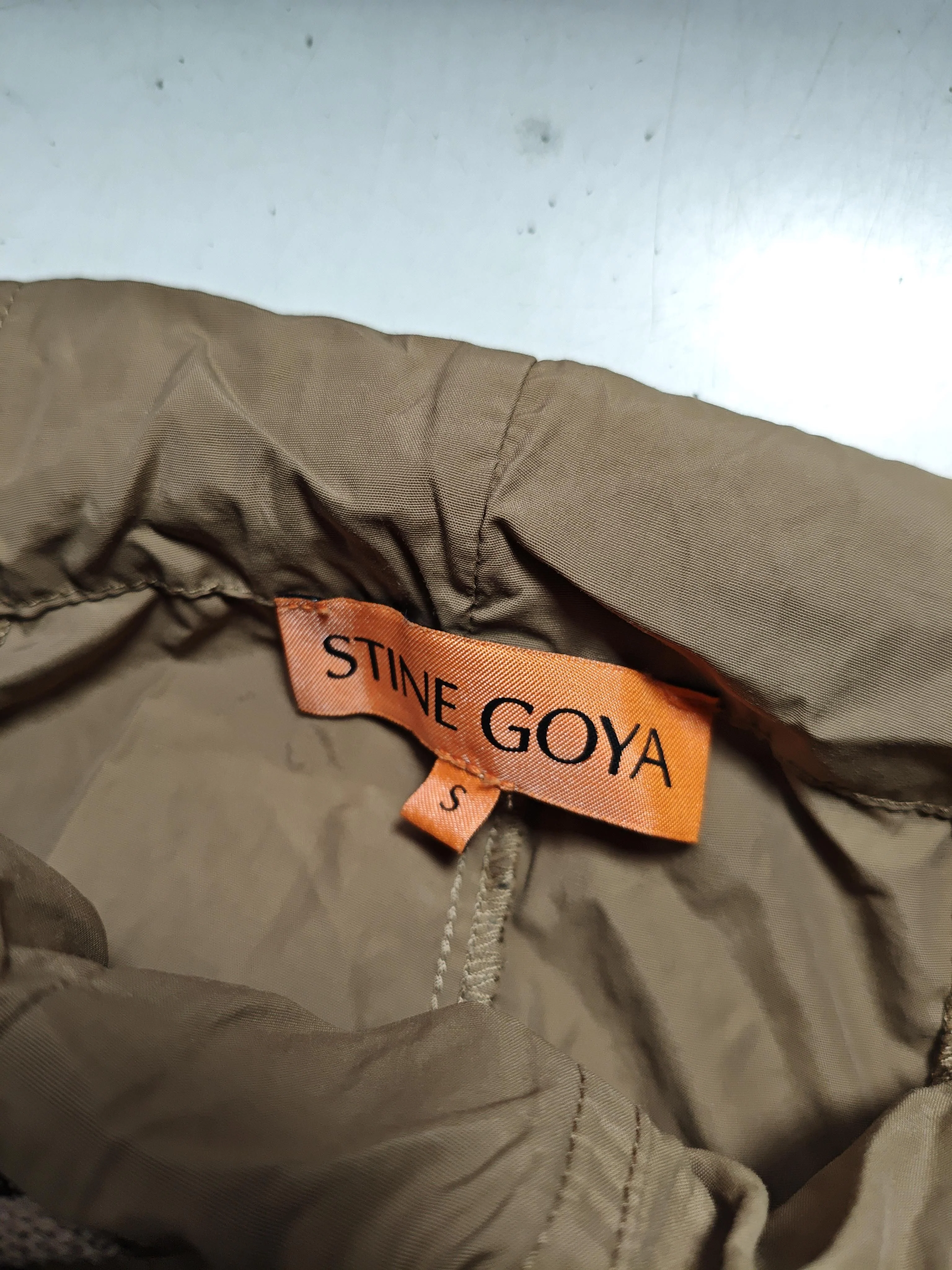 Stine Goya Men's Trousers S Tan Polyamide with Cotton, Polyester, Viscose Chino - Image 5