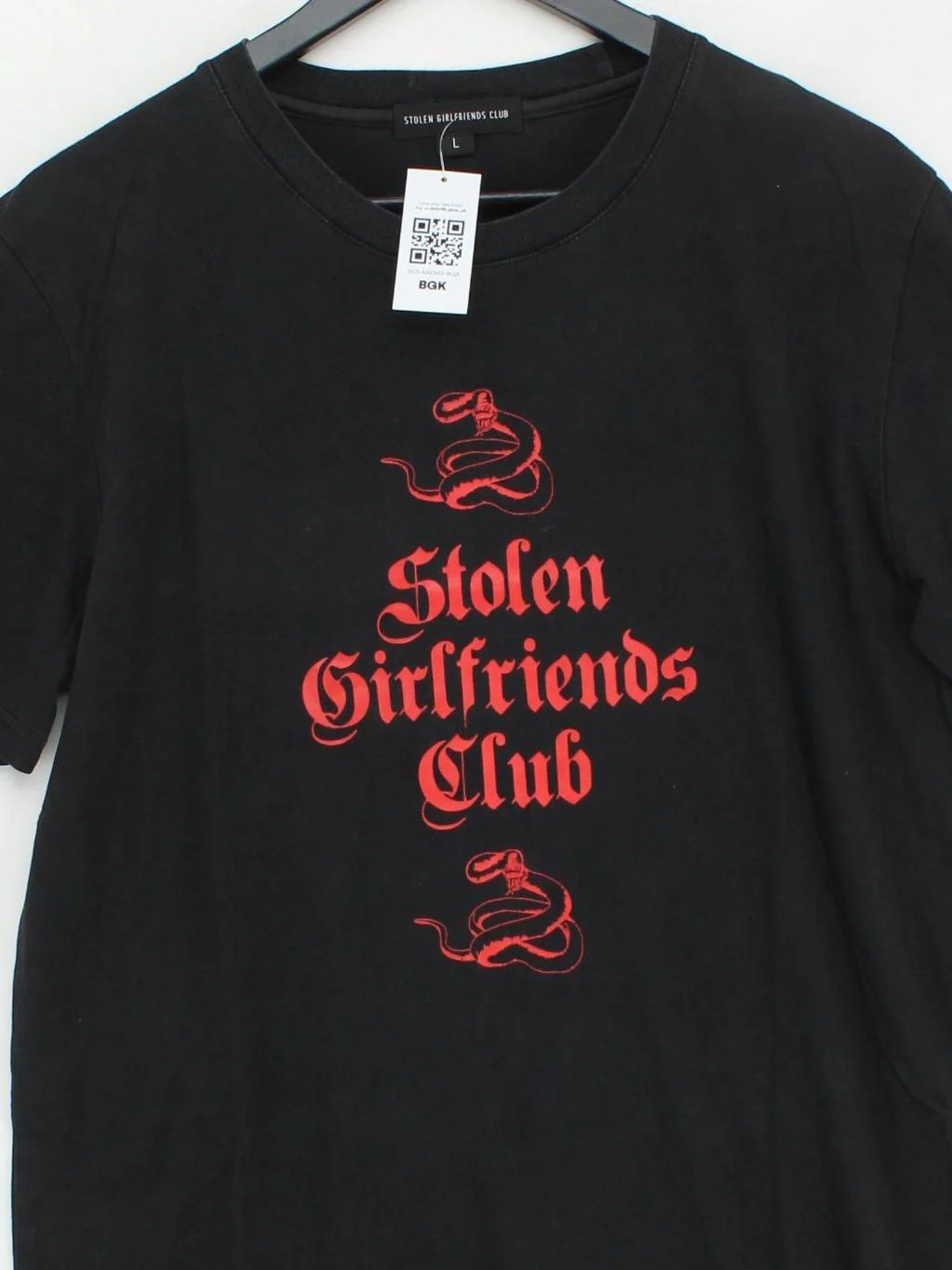 Stolen Girlfriends Club Men's T-Shirt L Black Graphic 100% Other Basic - Image 3