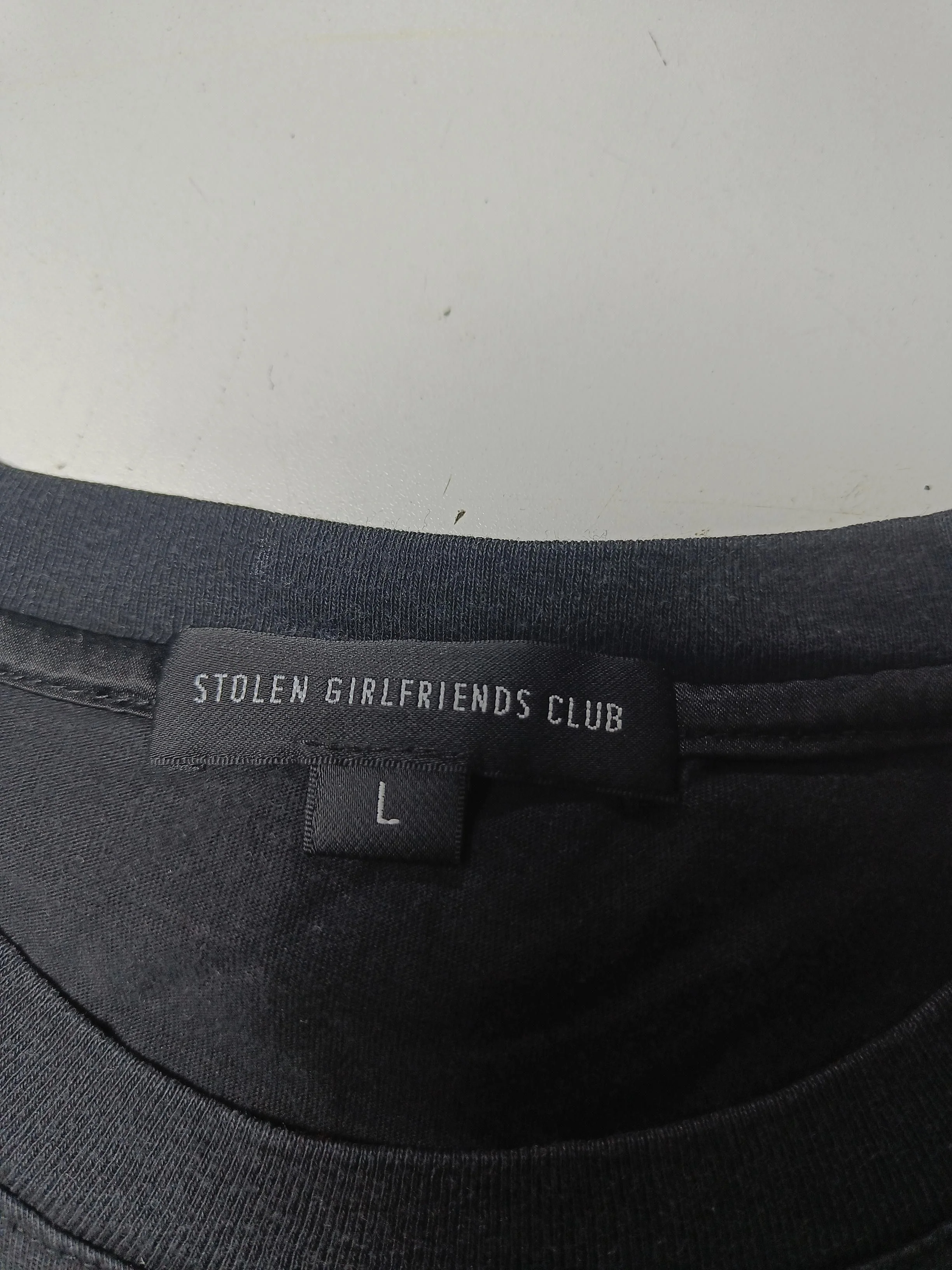 Stolen Girlfriends Club Men's T-Shirt L Black Graphic 100% Other Basic - Image 5