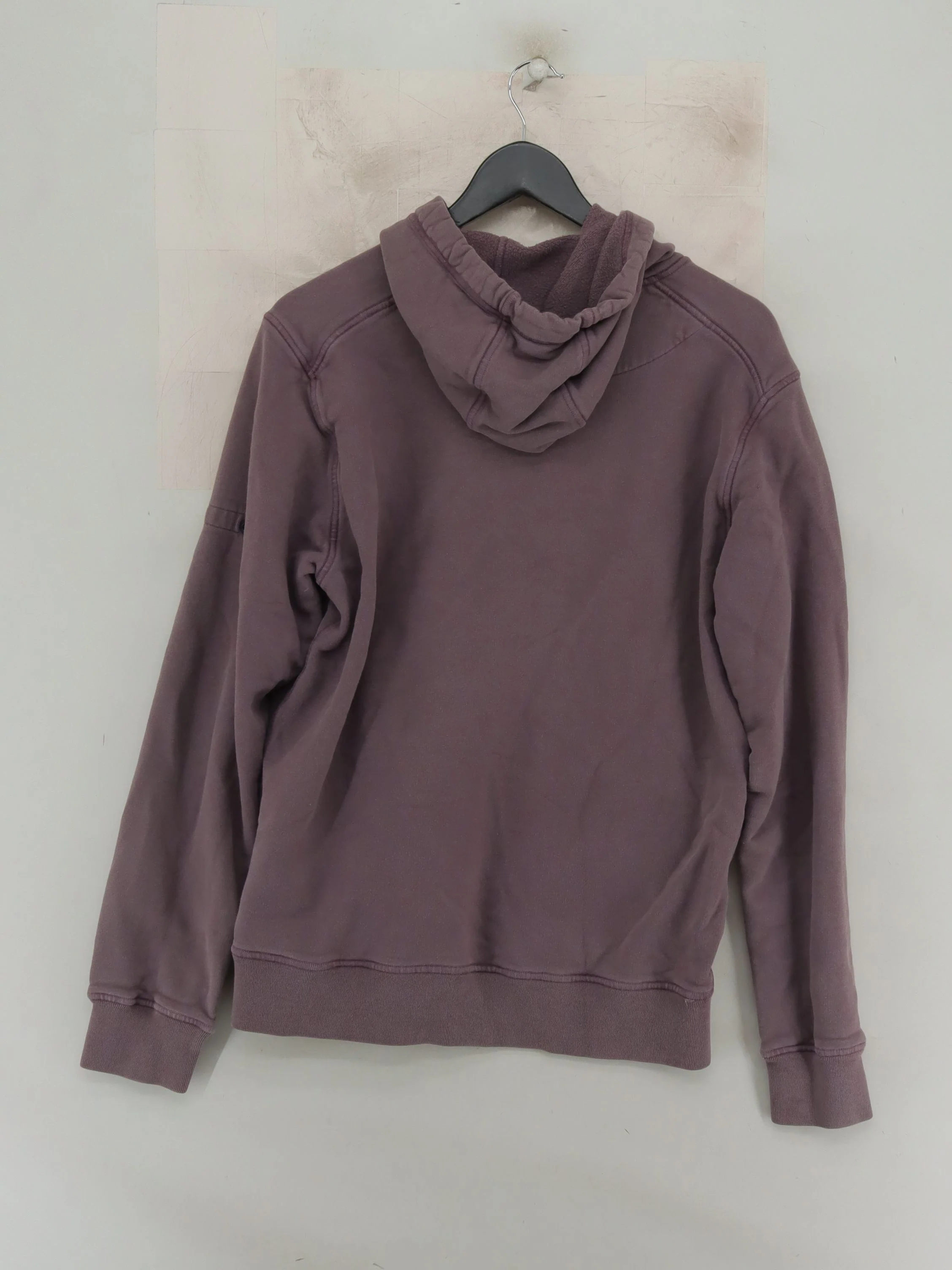 Stone Island Men's Hoodie L Purple 100% Cotton Pullover - Image 2