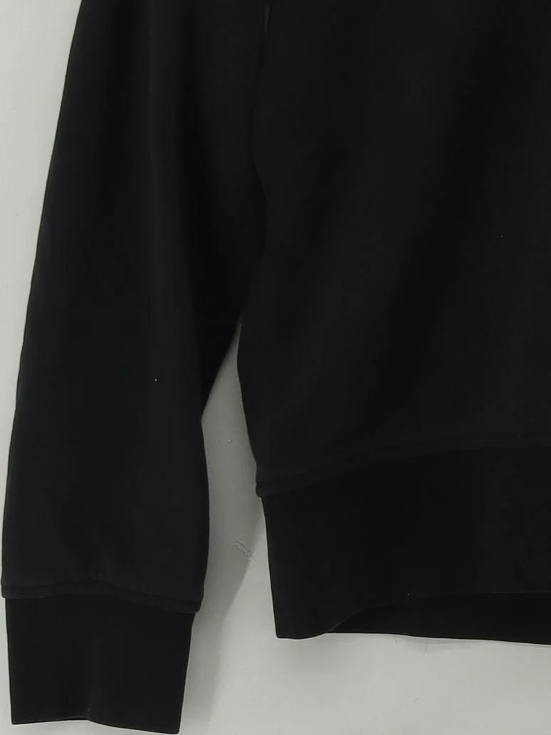 Stone Island Men's Hoodie M Black 100% Cotton Pullover - Image 4