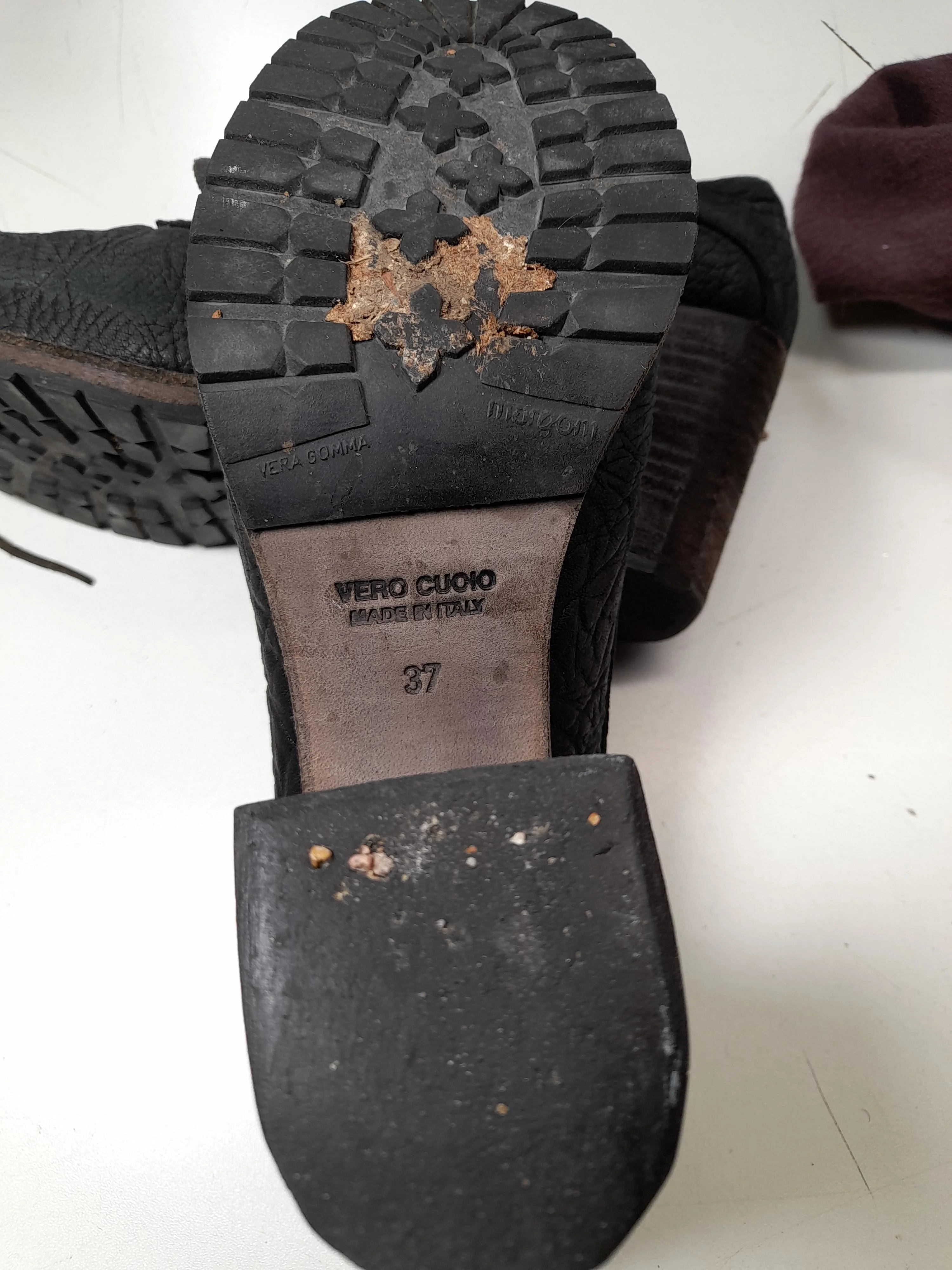 STRATEGIA Women's Heels UK 4 Black 100% Leather Platform - Image 10