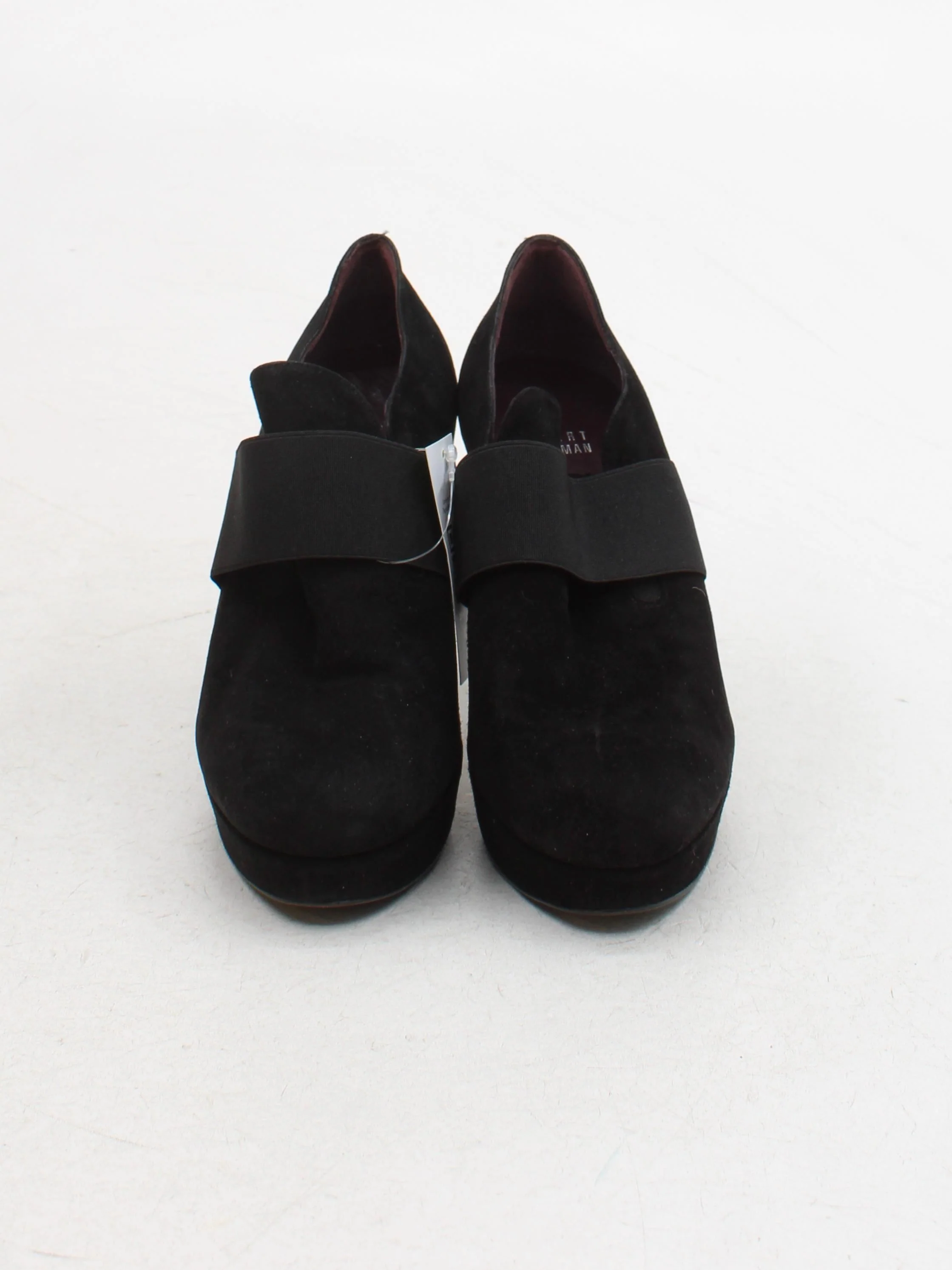 Stuart Weitzman Women's Heels UK 5.5 Black 100% Suede Platform - Image 2