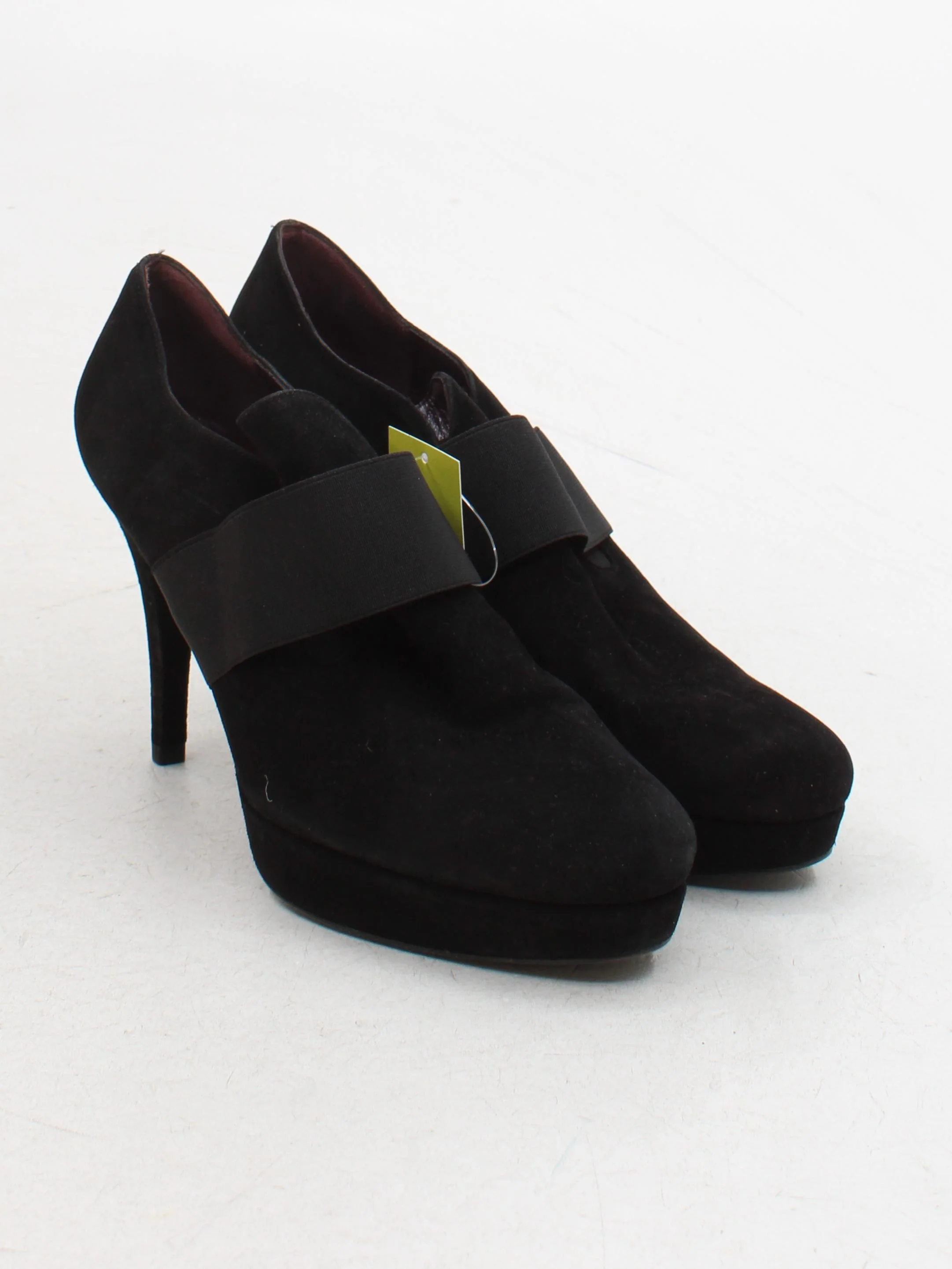 Stuart Weitzman Women's Heels UK 5.5 Black 100% Suede Platform - Image 4