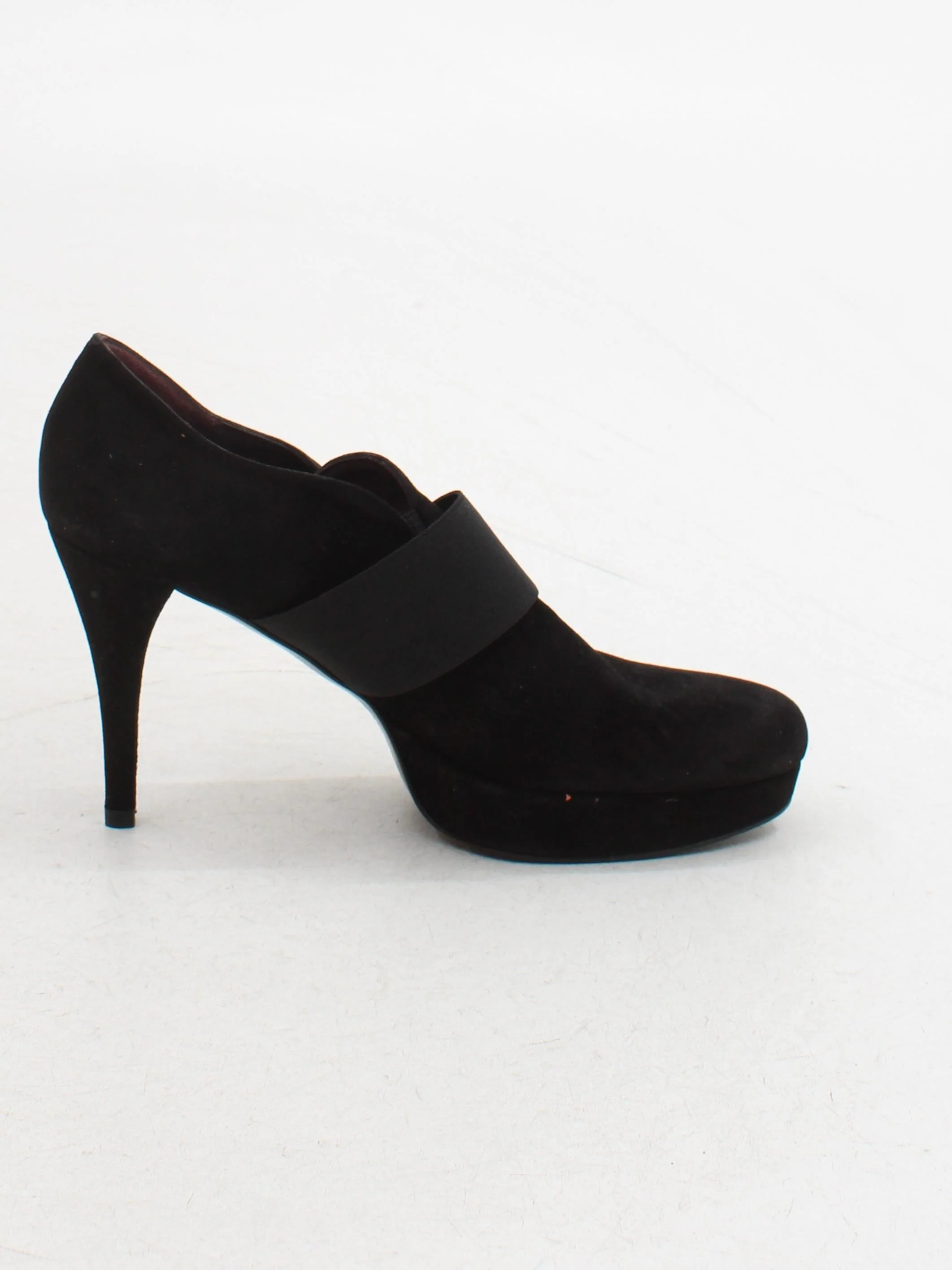 Stuart Weitzman Women's Heels UK 5.5 Black 100% Suede Platform - Image 5