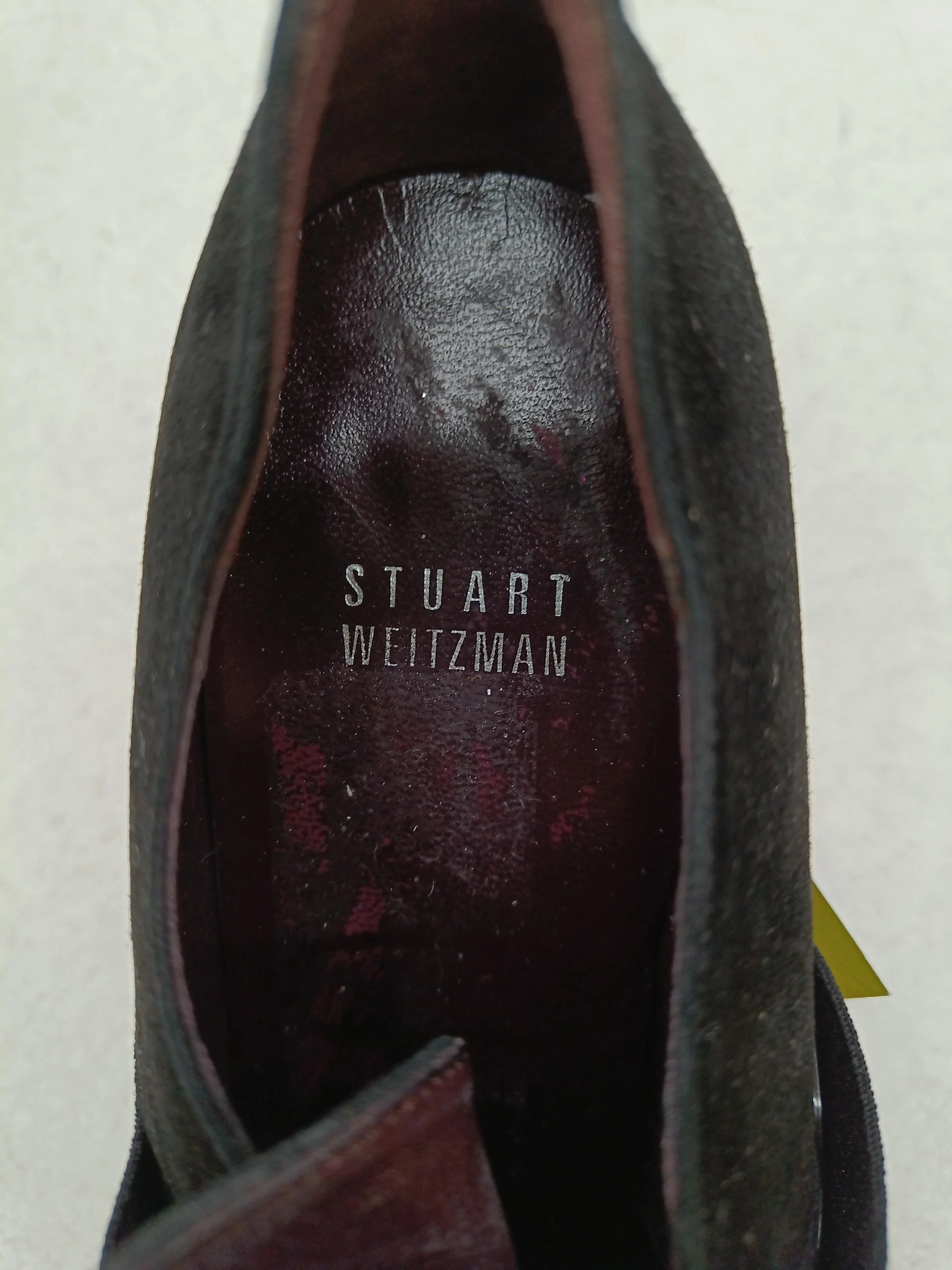 Stuart Weitzman Women's Heels UK 5.5 Black 100% Suede Platform - Image 6