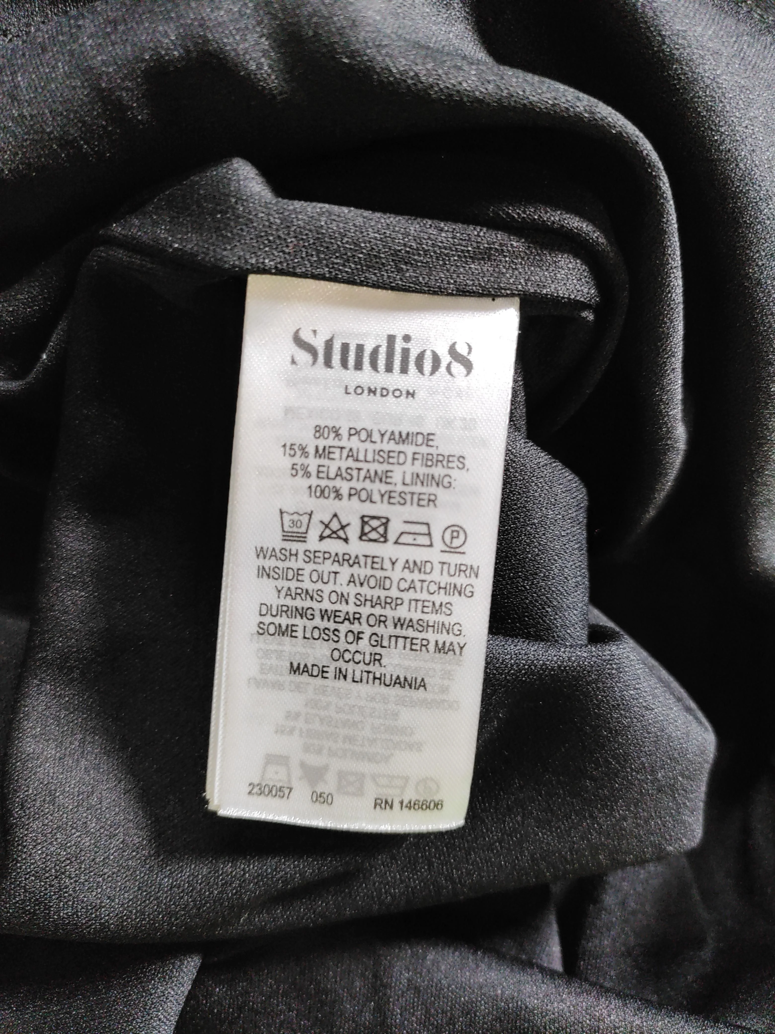 Studio 8 Maxi Dress UK20 in Black - Image 6