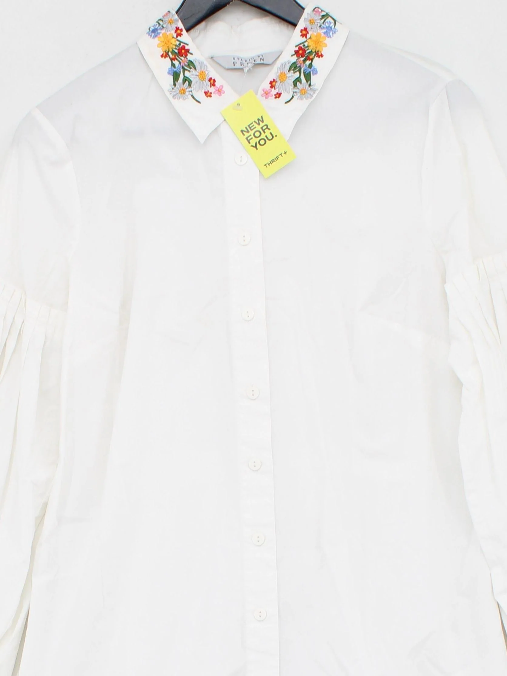 Studio by Preen Shirt Mini Dress UK12 in White - Image 3