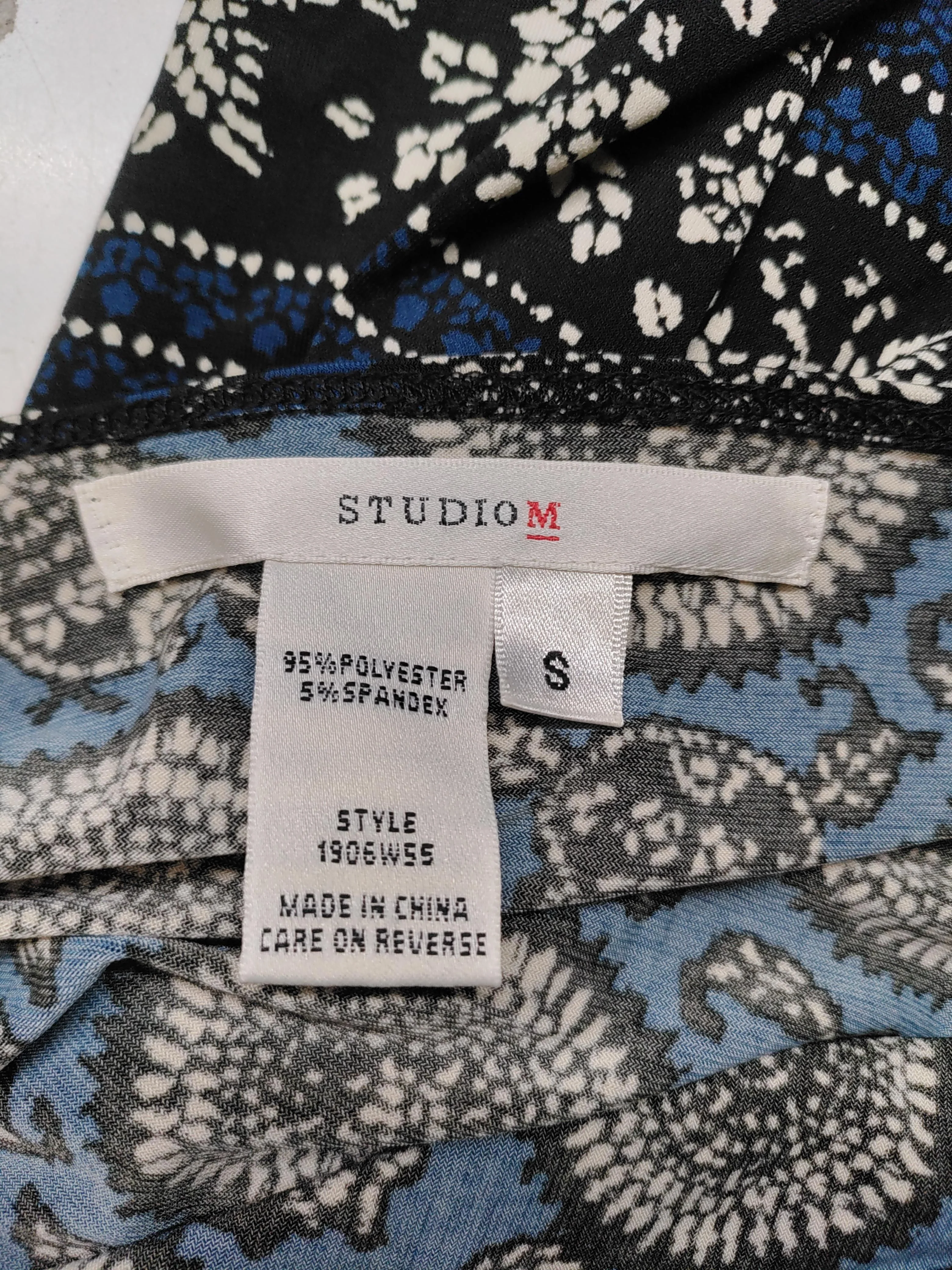 STUDIO M Shirt Mini Dress S in Blue - Image 5
