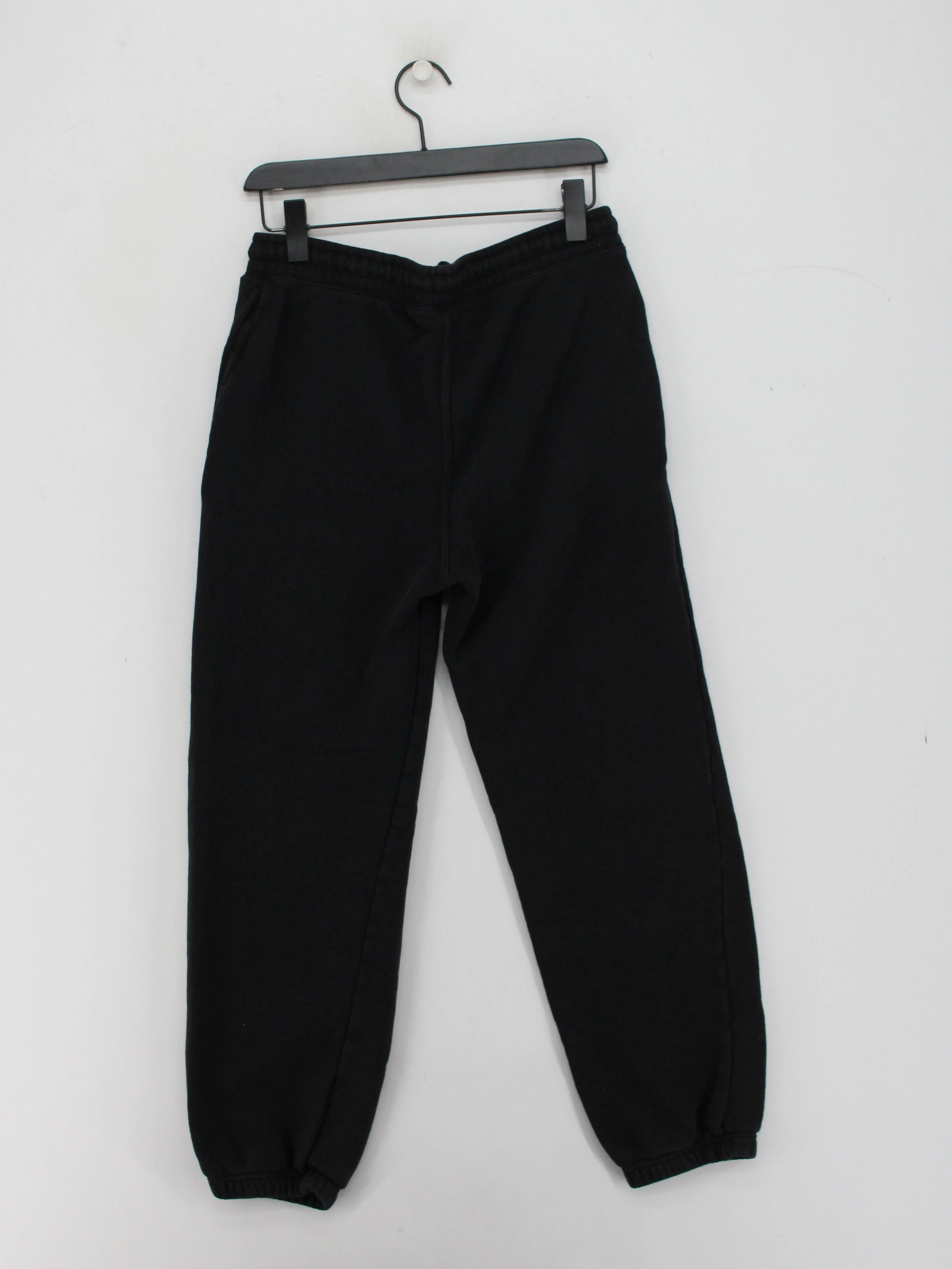 Stussy Men's Sports Bottoms S Black Graphic Cotton with Polyester Sweatpants - Image 2