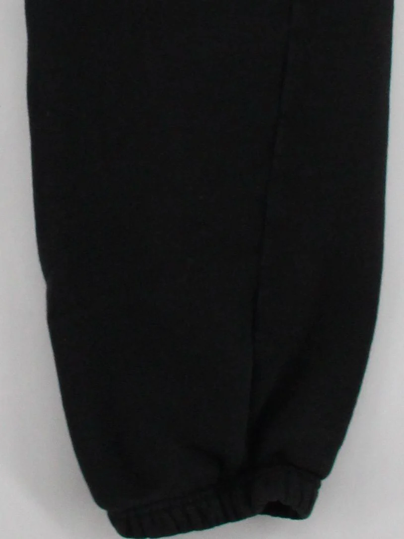Stussy Men's Sports Bottoms S Black Graphic Cotton with Polyester Sweatpants - Image 4