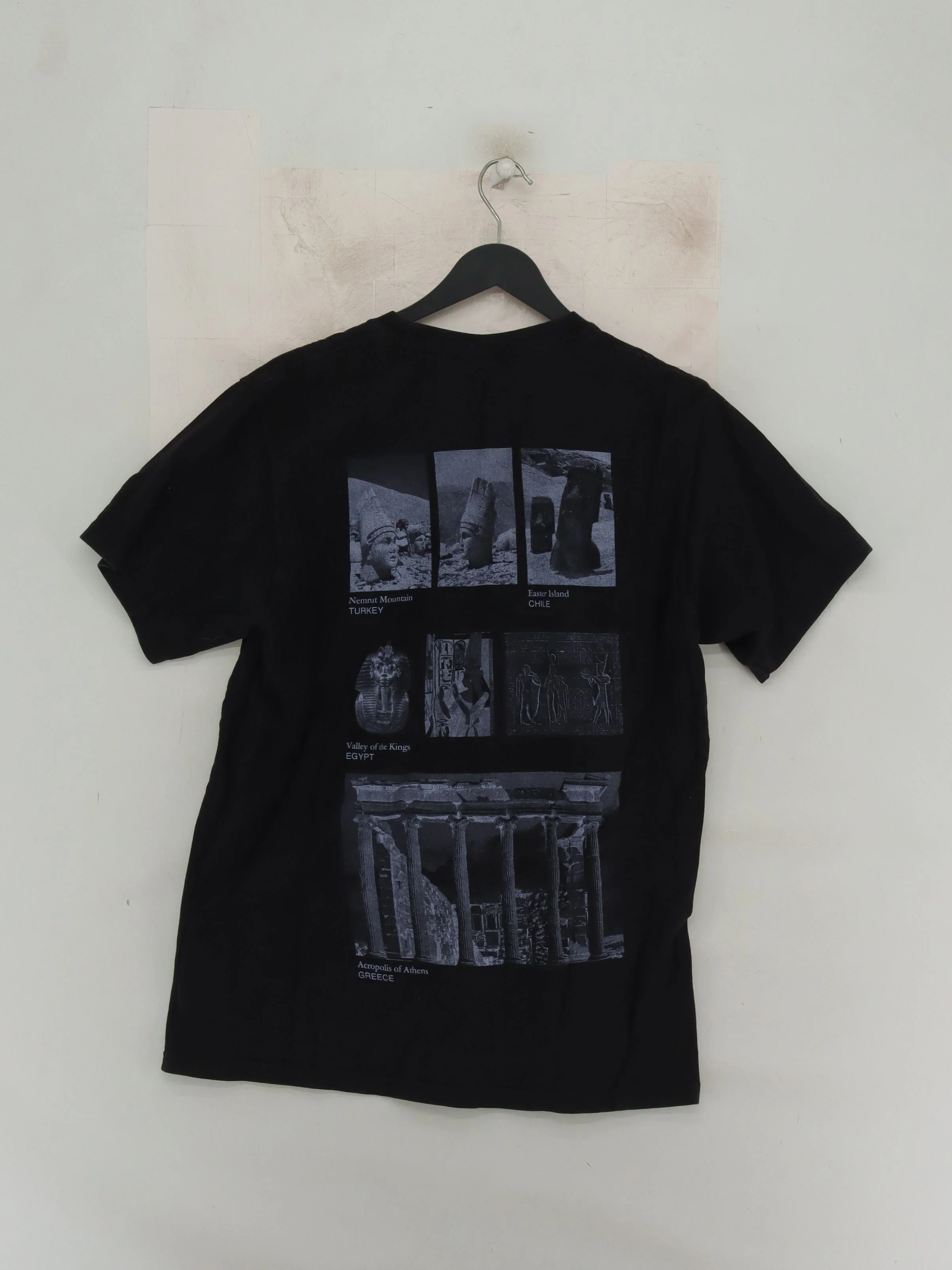 Stussy Men's T-Shirt M Black Graphic 100% Cotton Basic - Image 2