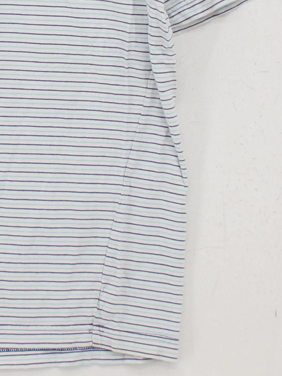 Stussy Men's T-Shirt XL Multi Striped 100% Cotton Basic - Image 4