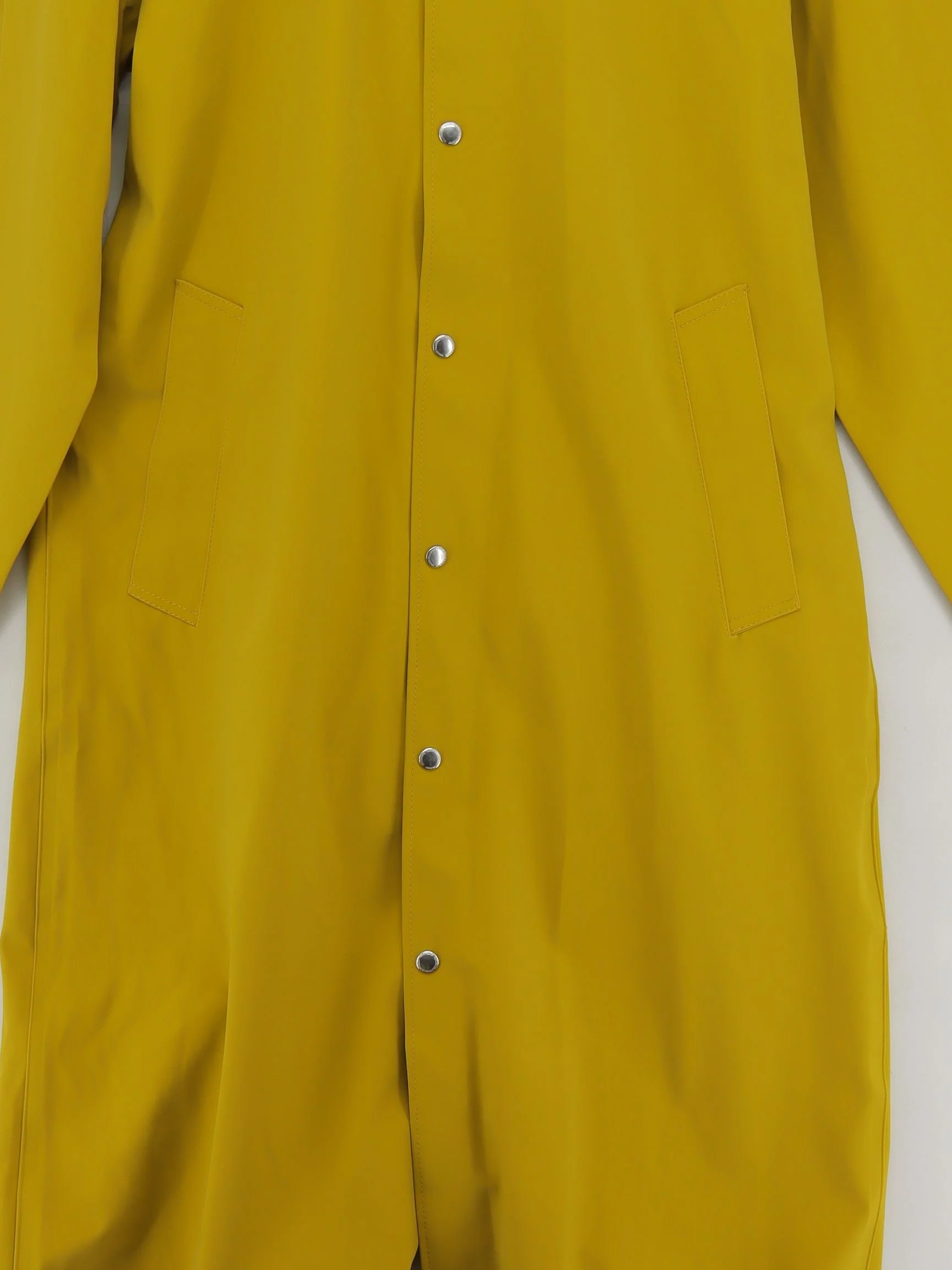 Stutterheim Men's Coat XL Yellow Cotton with Polyester Rain Coat New with tags - Image 3