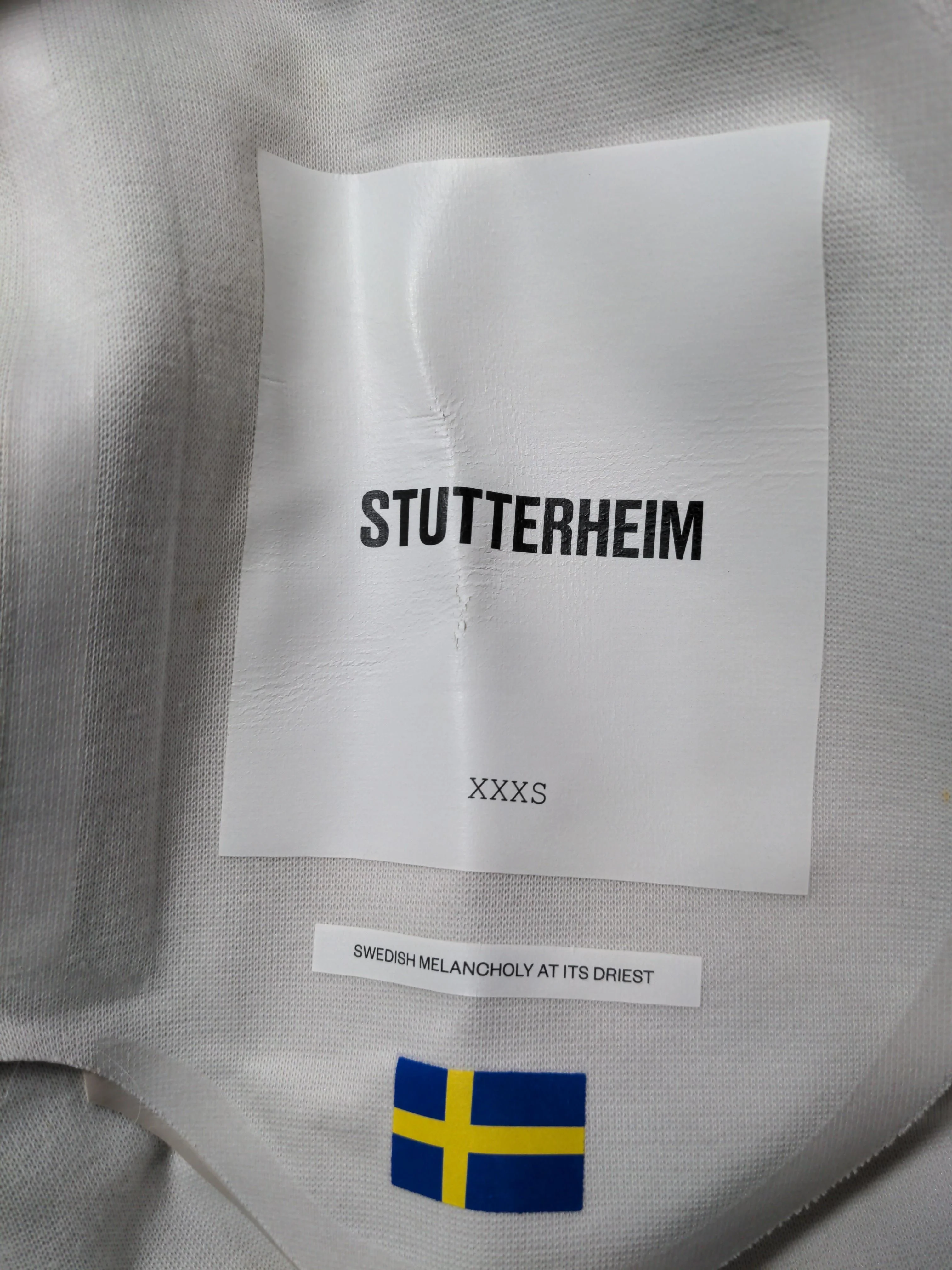 Stutterheim Women's Coat XXS Cream Cotton with Polyester Rain Coat - Image 6