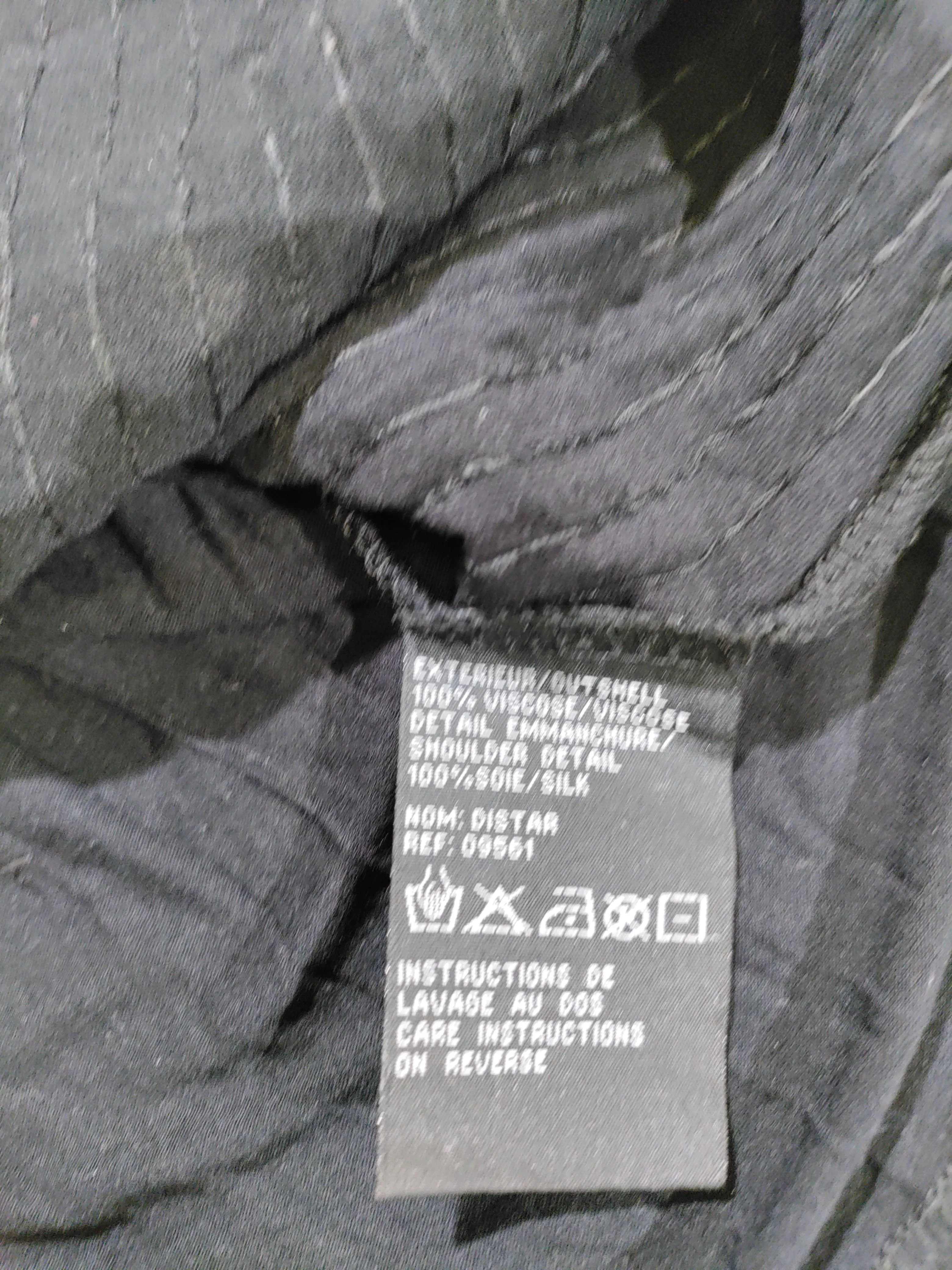 Sud Express Women's T-Shirt S Black Viscose with Silk Basic - Image 6