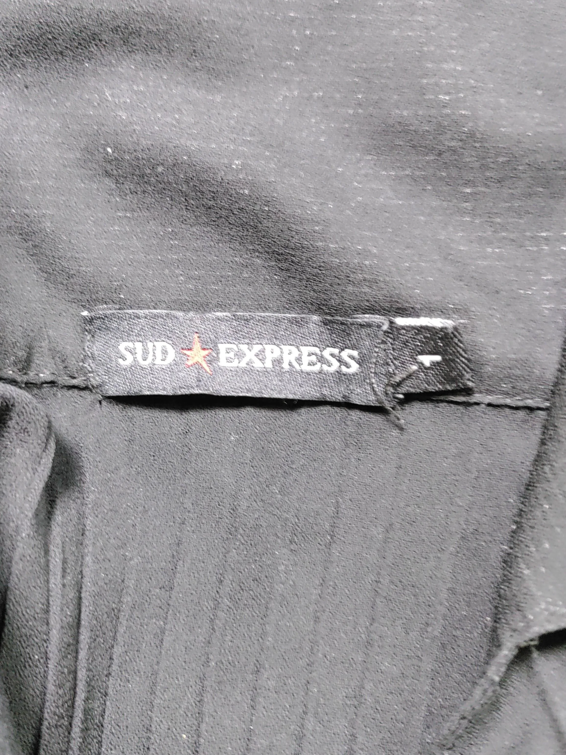 Sud Express Women's Top S Black 100% Other Long Sleeve Collared Basic - Image 5