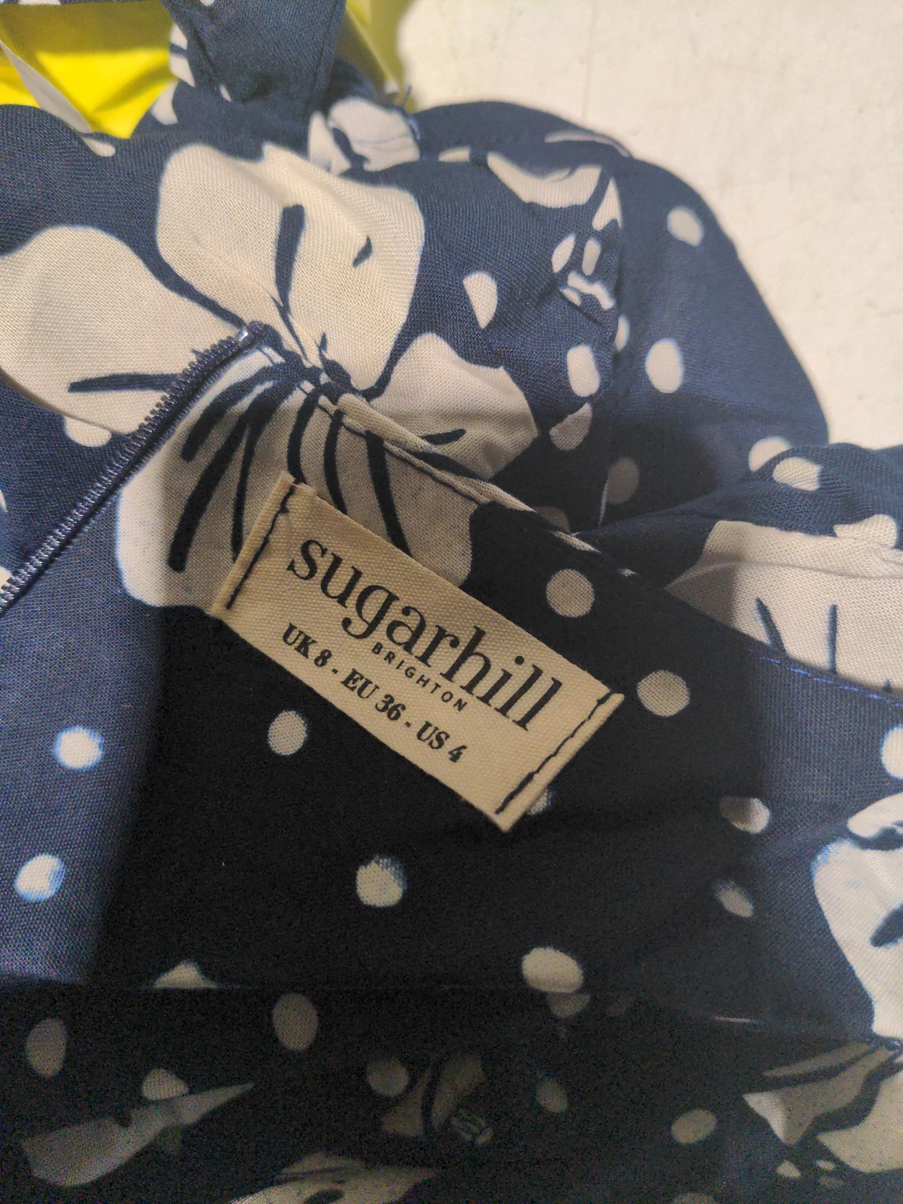 Sugarhill Skater Mini Dress UK8 in Blue - Image 6