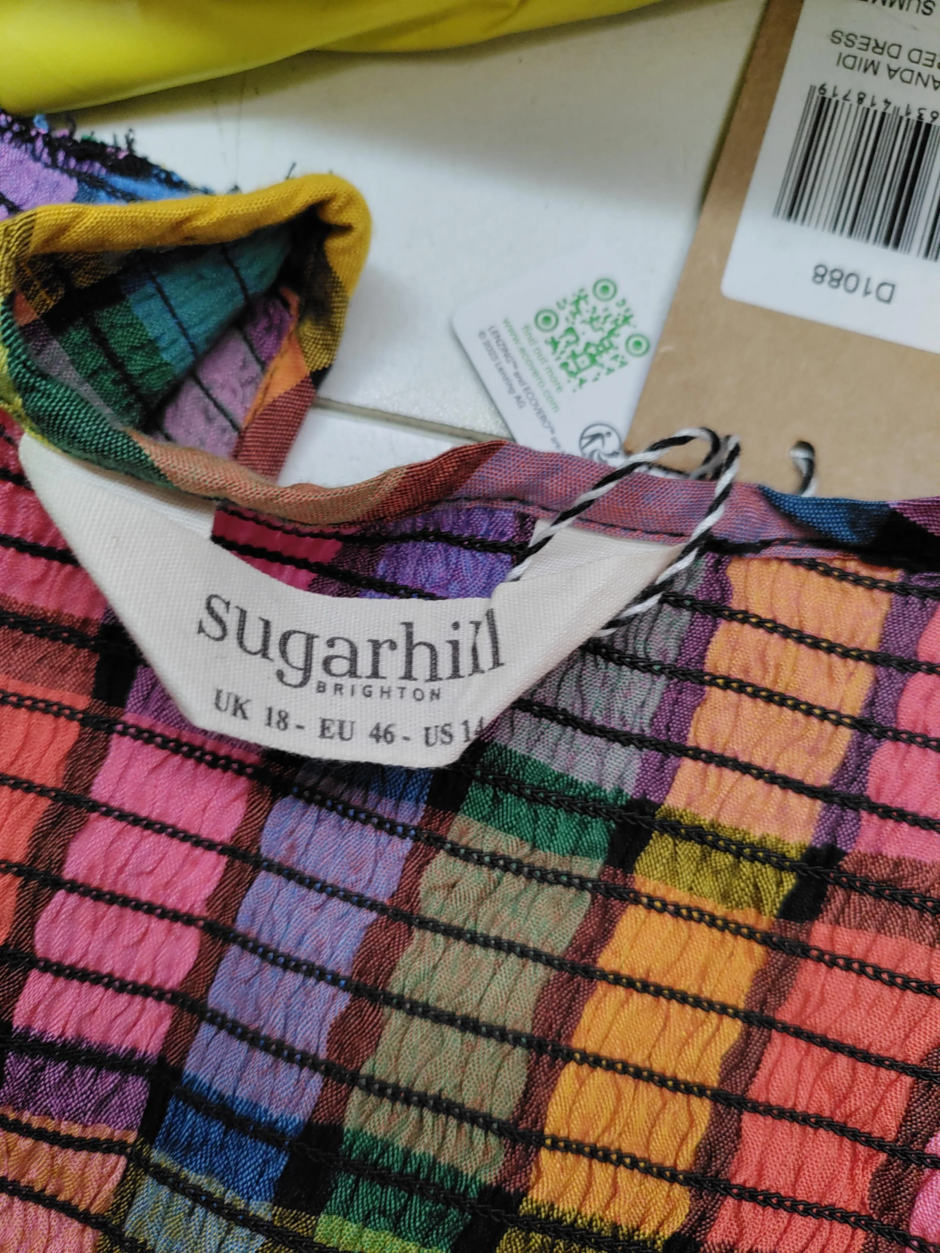 Sugarhill T-Shirt Midi Dress UK18 in Multi - Image 5