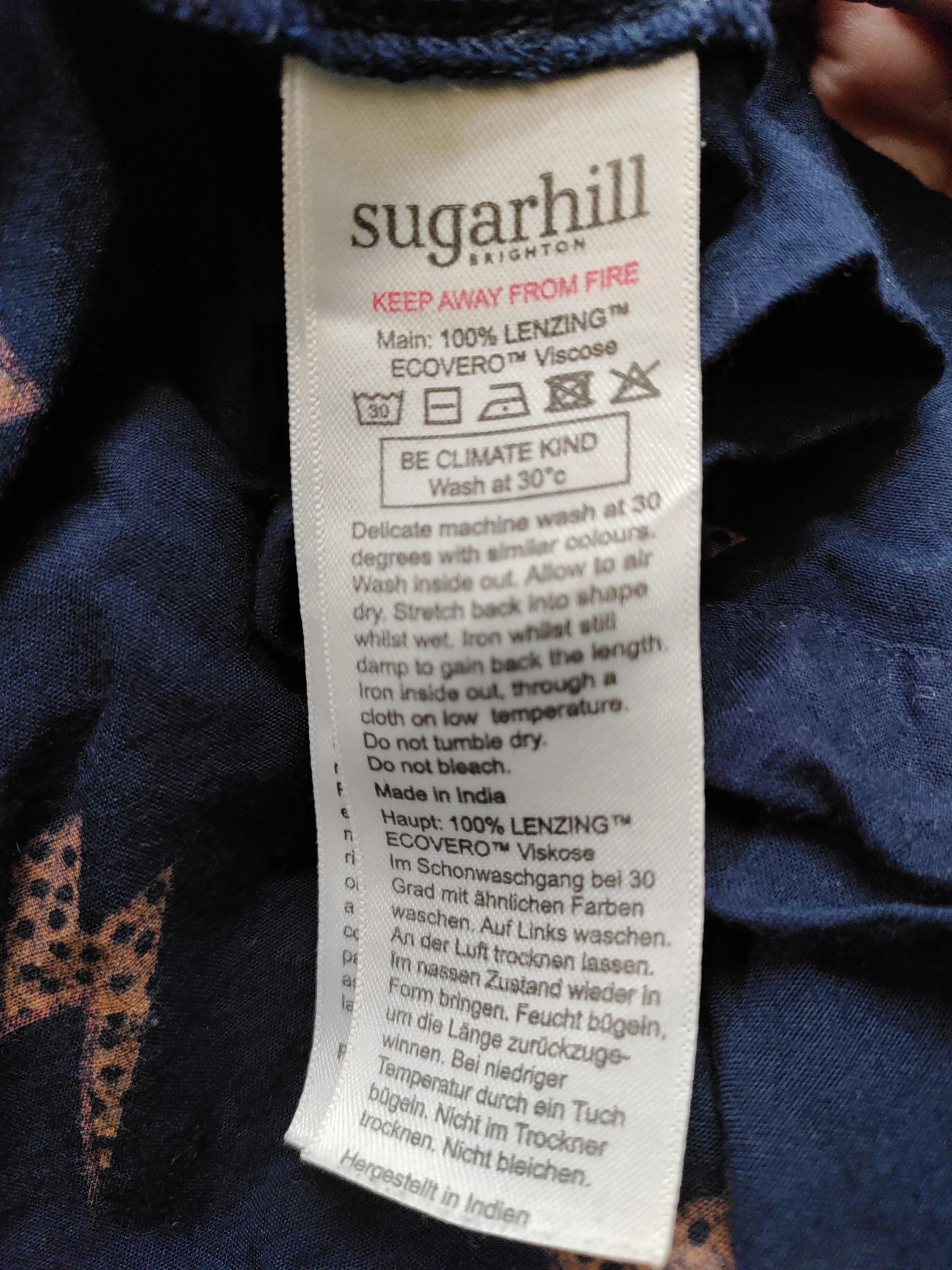 Sugarhill T-Shirt Mini Dress UK14 in Blue - Image 6