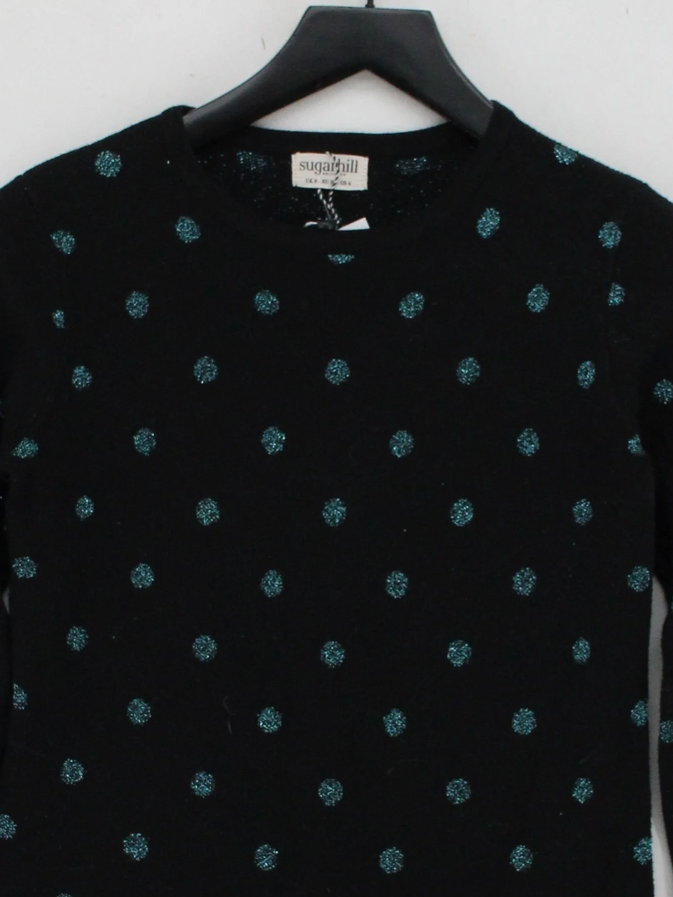 Sugarhill T-Shirt Mini Dress UK8 in Black - Image 3