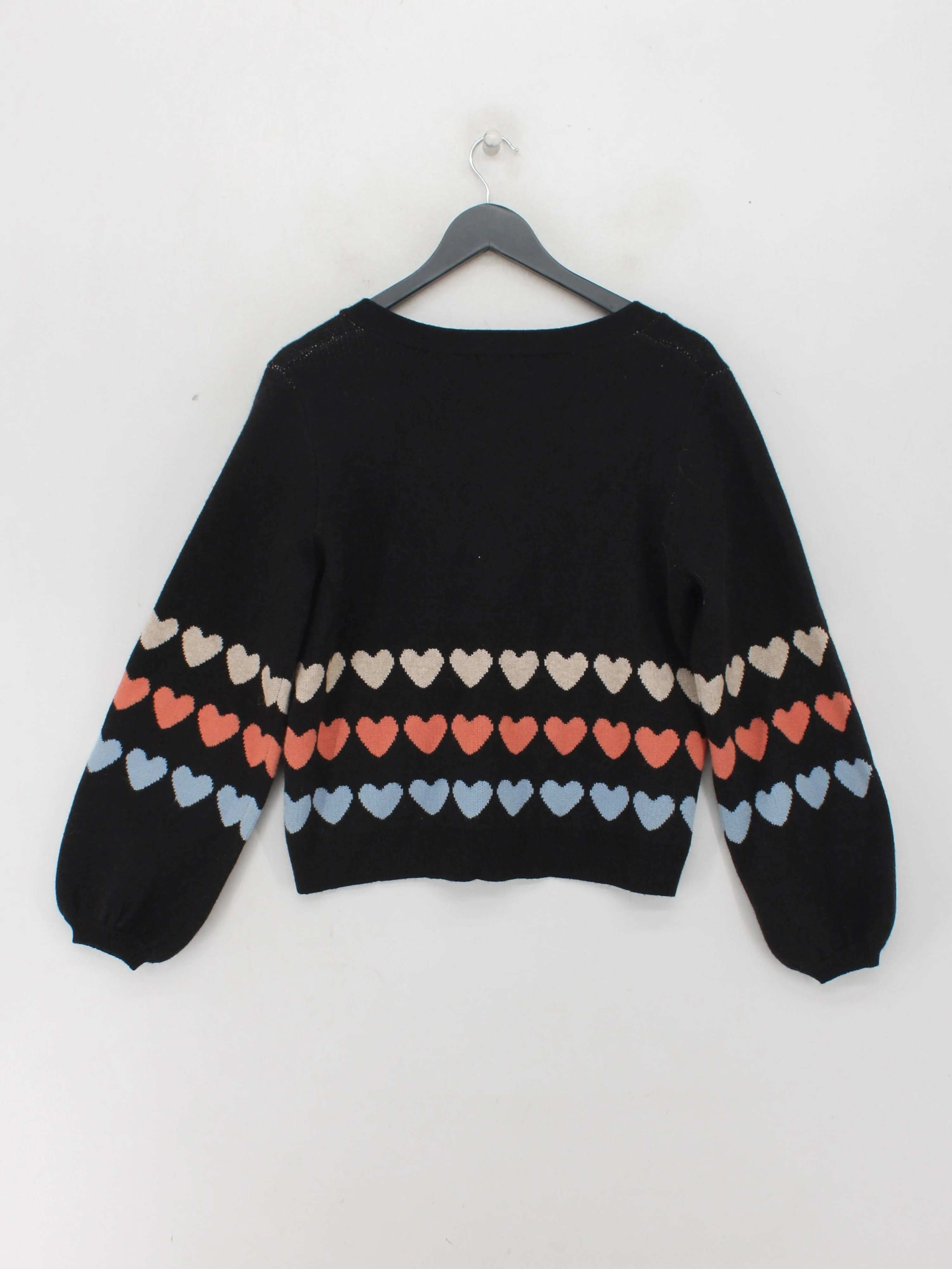 Sugarhill Women's Cardigan UK 12 Black Viscose with Polyester, Nylon Cardigan - Image 2