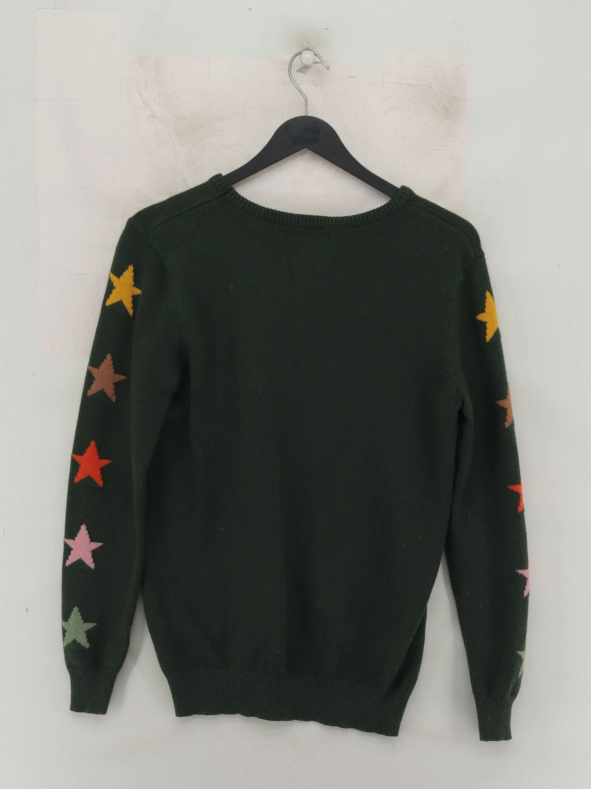 Sugarhill Women's Jumper UK 10 Green Viscose with Polyester, Nylon Pullover - Image 2