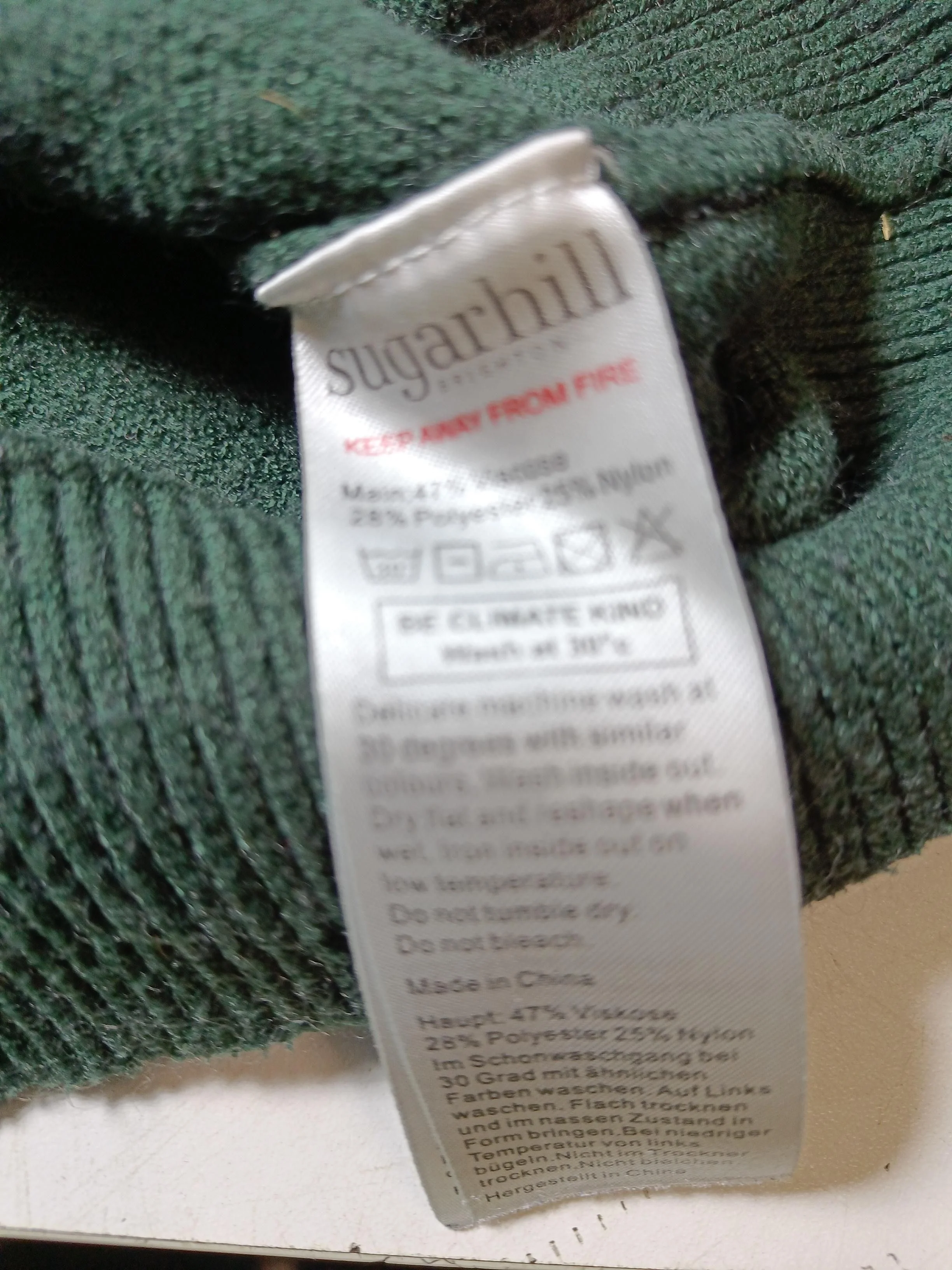 Sugarhill Women's Jumper UK 10 Green Viscose with Polyester, Nylon Pullover - Image 7