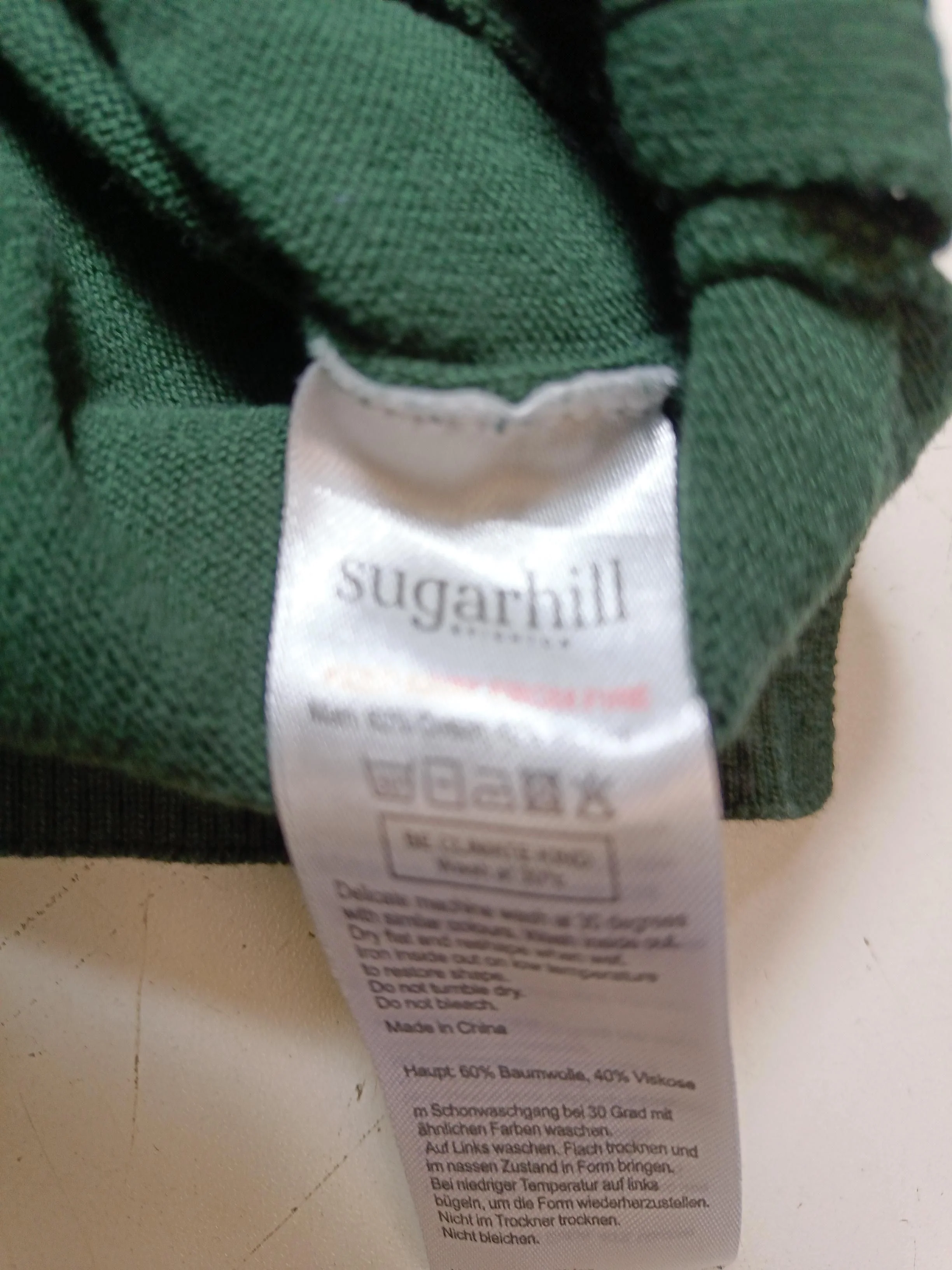 Sugarhill Women's Jumper UK 10 Multi Striped Cotton with Viscose V-Neck Pullover - Image 6