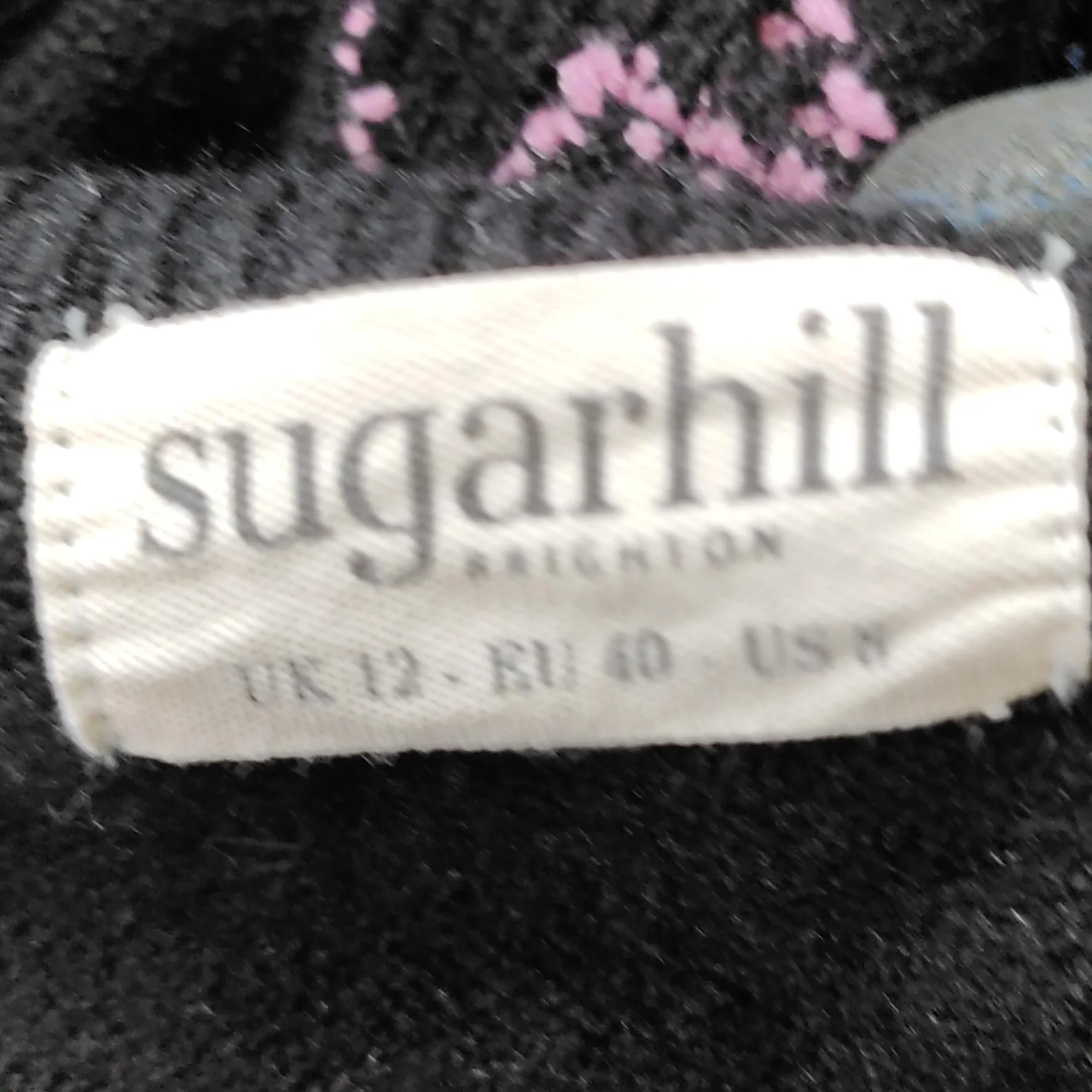 Sugarhill Women's Jumper UK 12 Black Viscose with Polyester, Nylon Pullover - Image 5