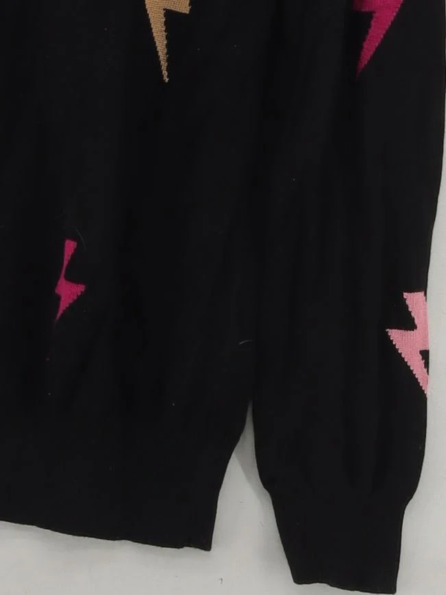 Sugarhill Women's Jumper UK 14 Black Cotton with Viscose Pullover - Image 4