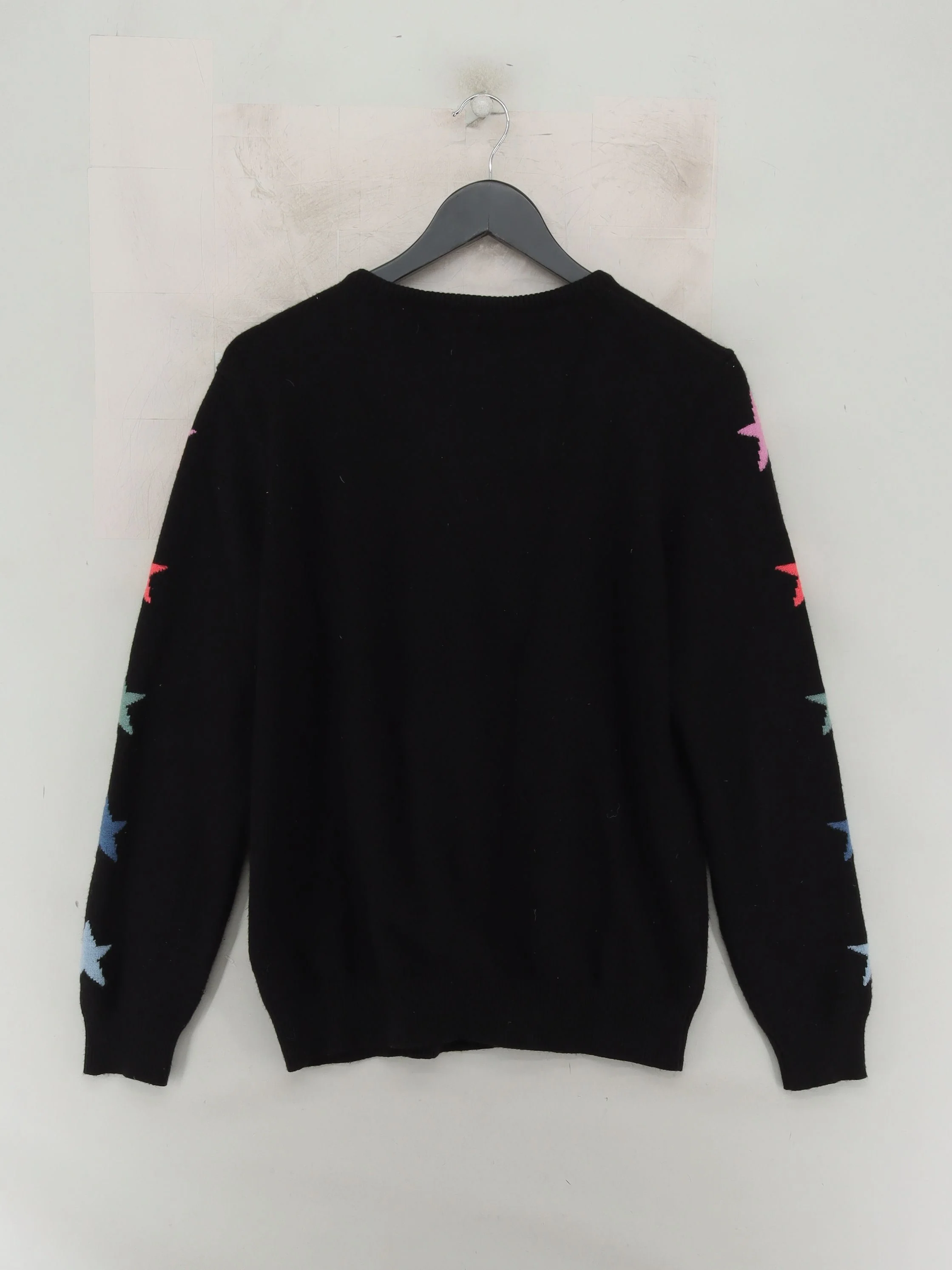 Sugarhill Women's Jumper UK 14 Black Graphic 100% Other Crew Neck Pullover - Image 2