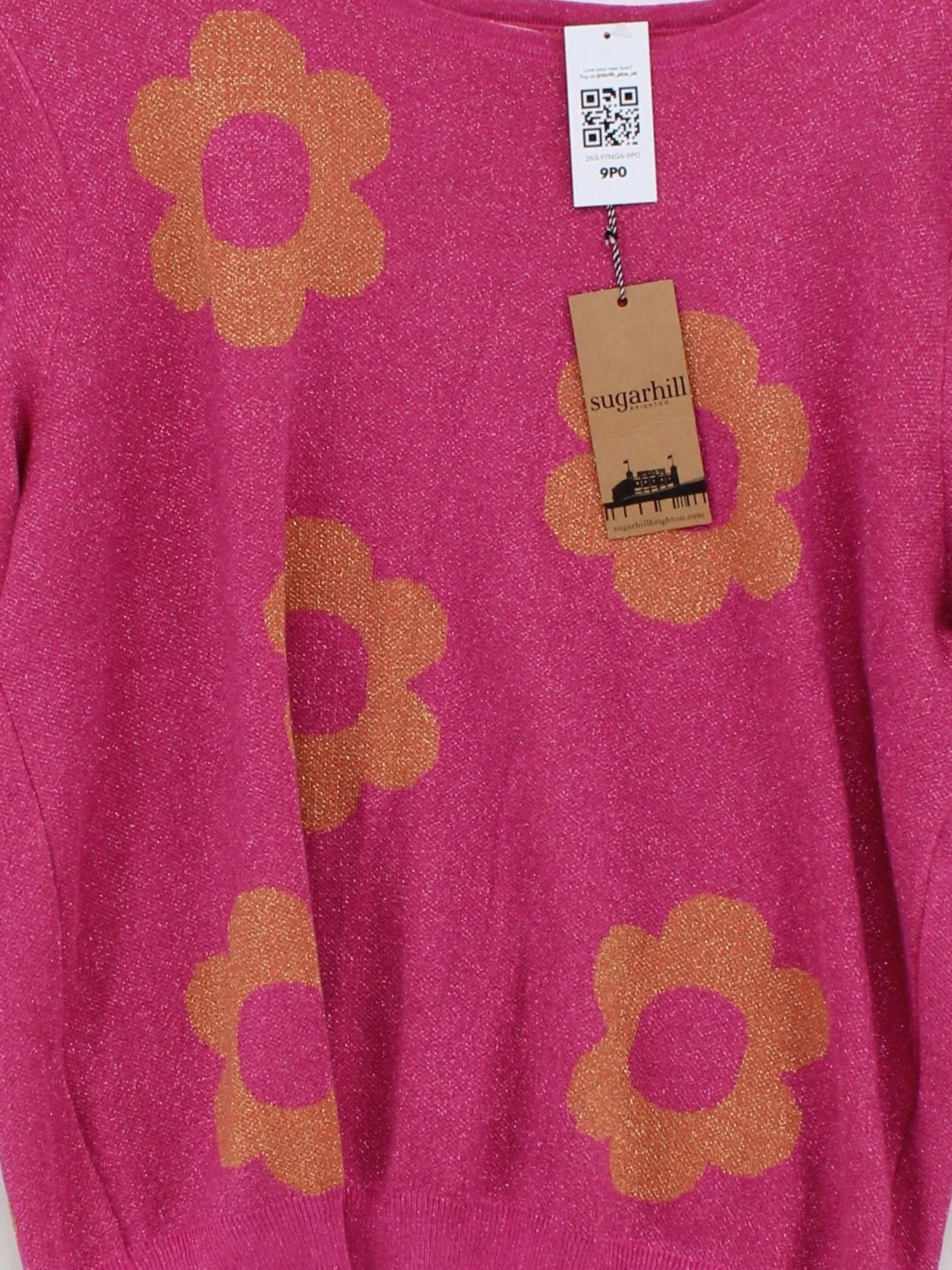 Sugarhill Women's Jumper UK 16 Pink Viscose New with tags - Image 3