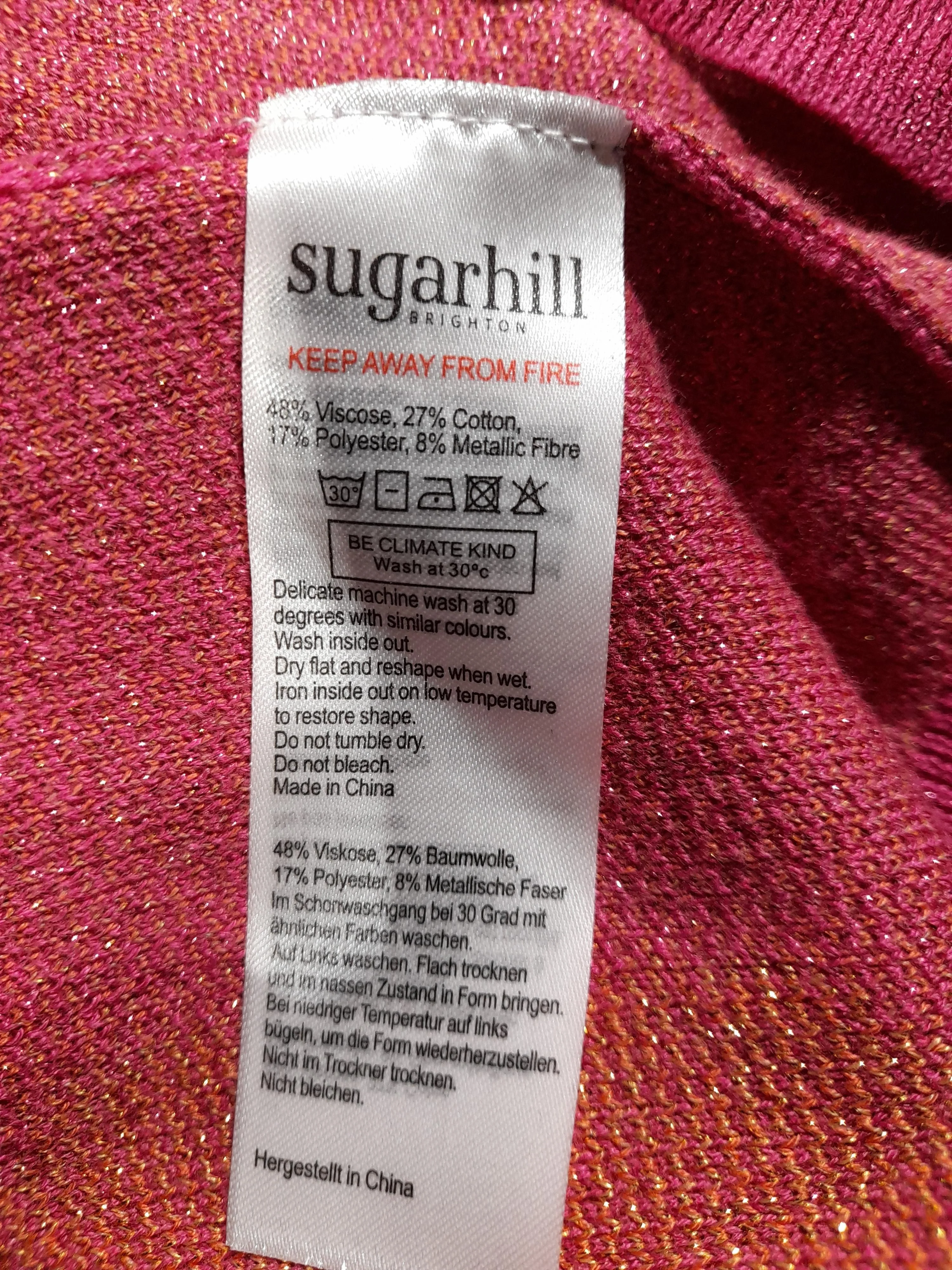 Sugarhill Women's Jumper UK 16 Pink Viscose New with tags - Image 6