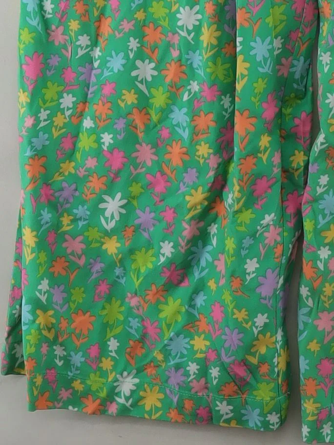 Sugarhill Women's Jumpsuit M Green Floral 100% Viscose Wide-Leg Jumpsuit - Image 4