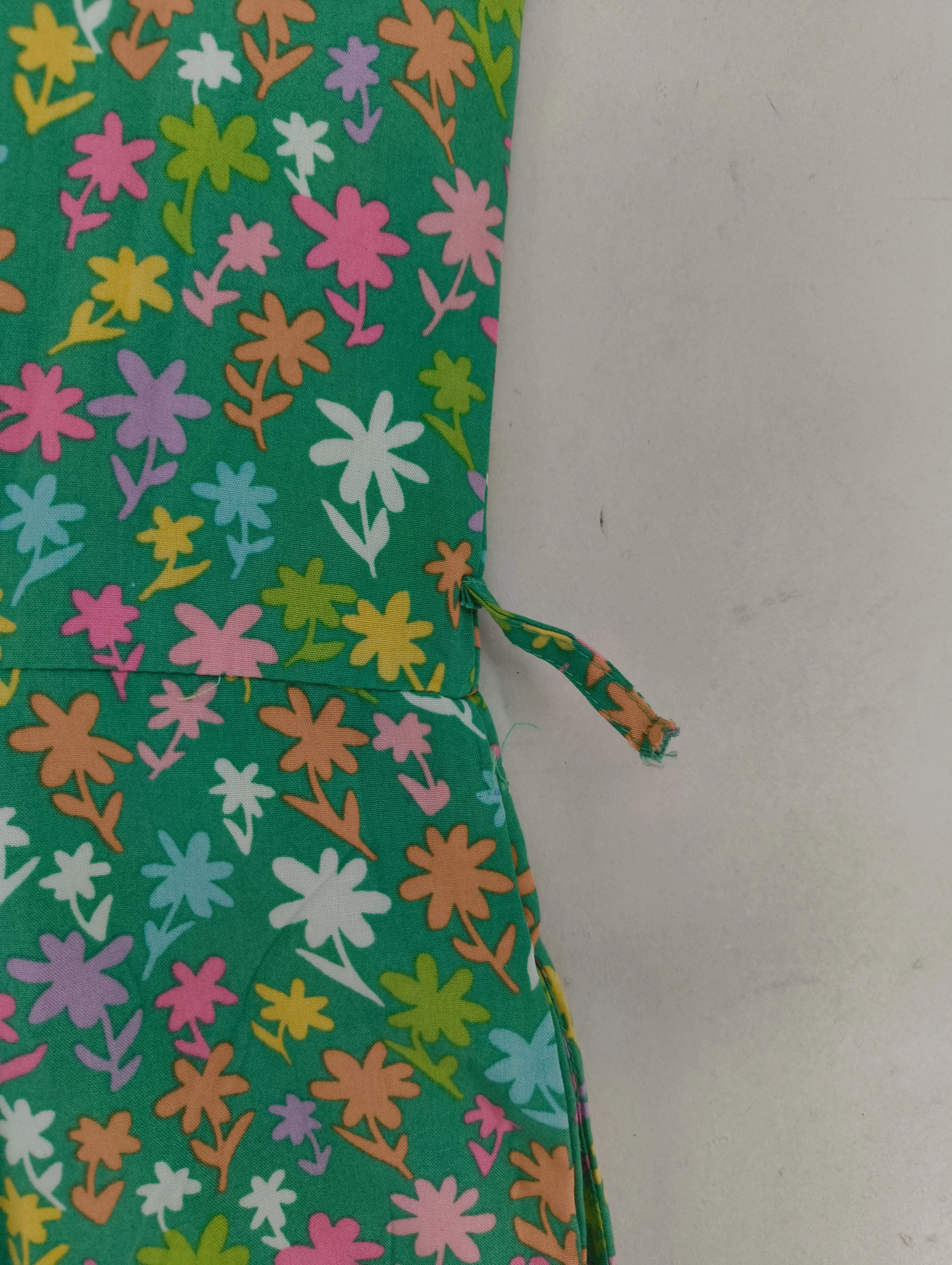 Sugarhill Women's Jumpsuit M Green Floral 100% Viscose Wide-Leg Jumpsuit - Image 5