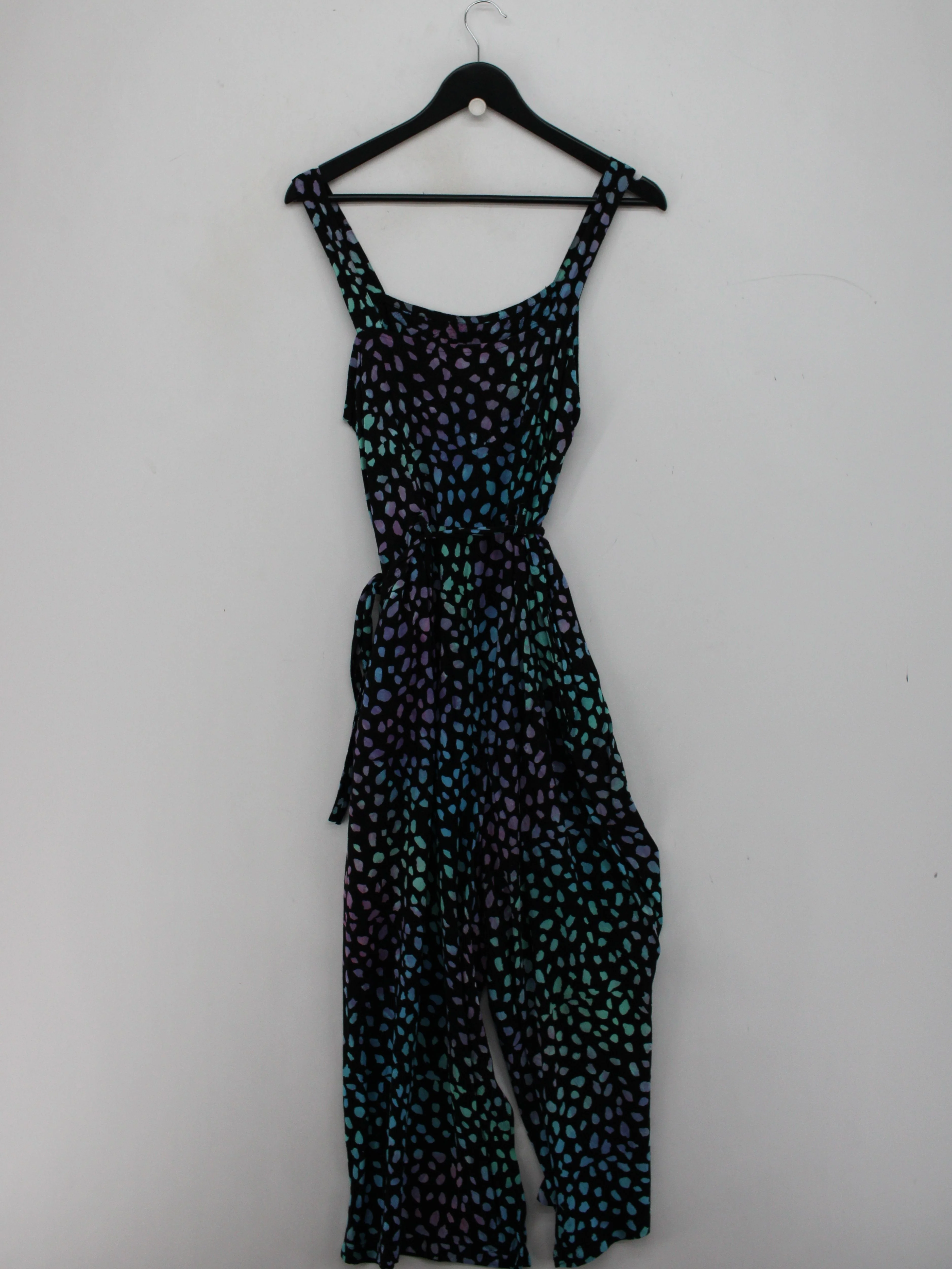 Sugarhill Women's Jumpsuit UK 16 Black 100% Other Wide-Leg Jumpsuit - Image 2
