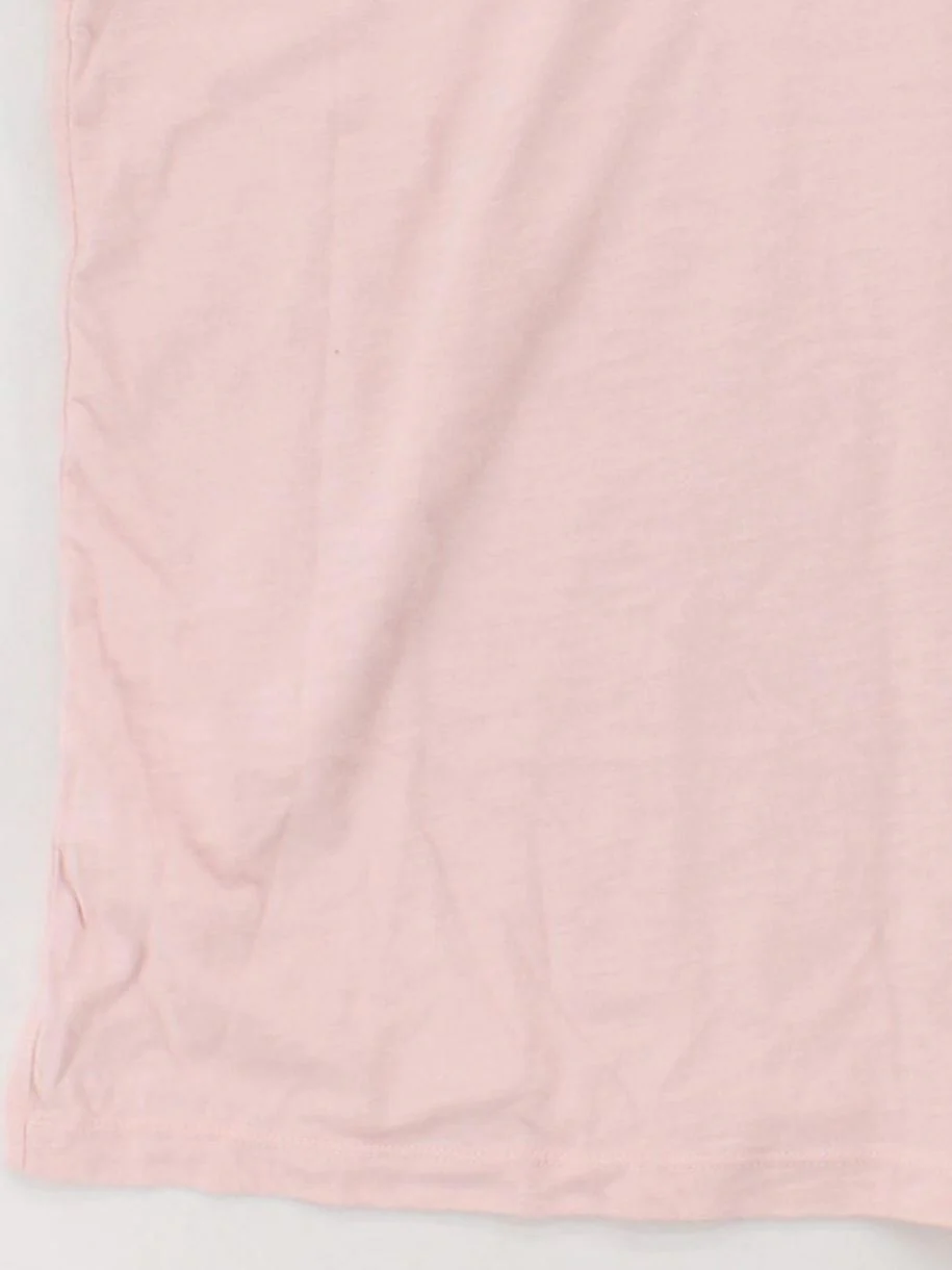 Sugarhill Women's T-Shirt UK 20 Pink 100% Cotton Sleeveless Round Neck Basic - Image 4