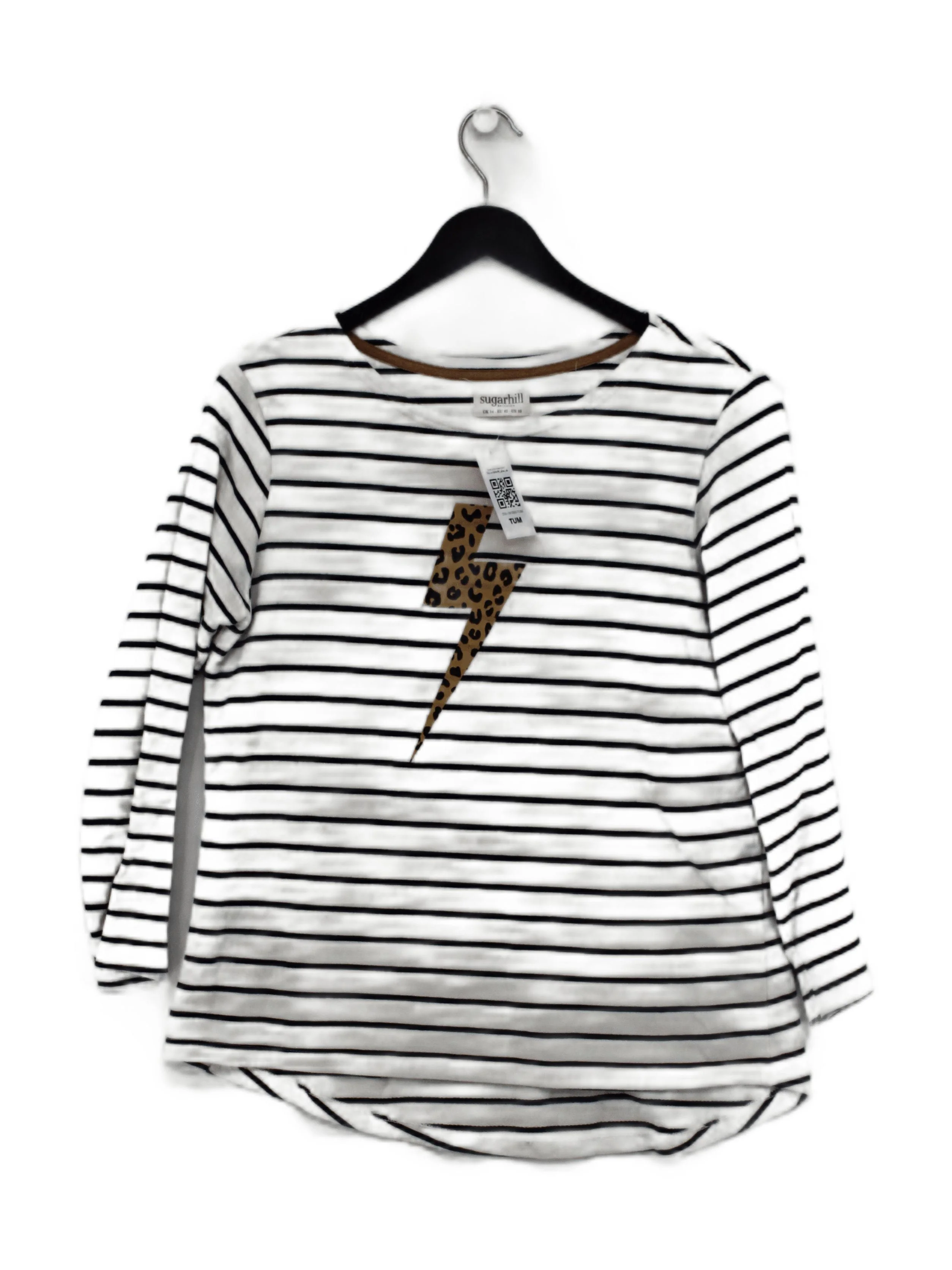 Sugarhill Women's Top UK 14 White 100% Cotton Basic