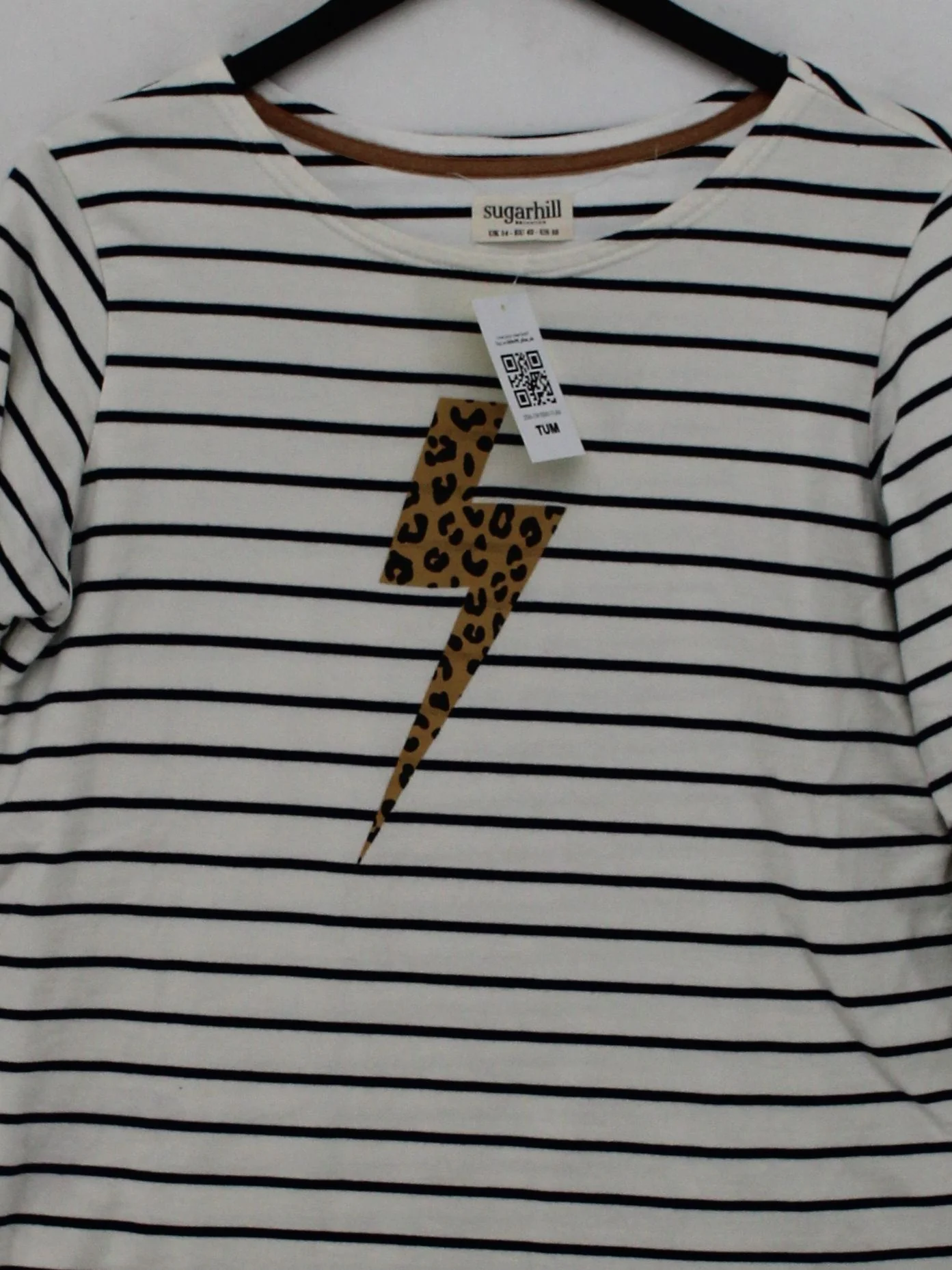 Sugarhill Women's Top UK 14 White 100% Cotton Basic - Image 3