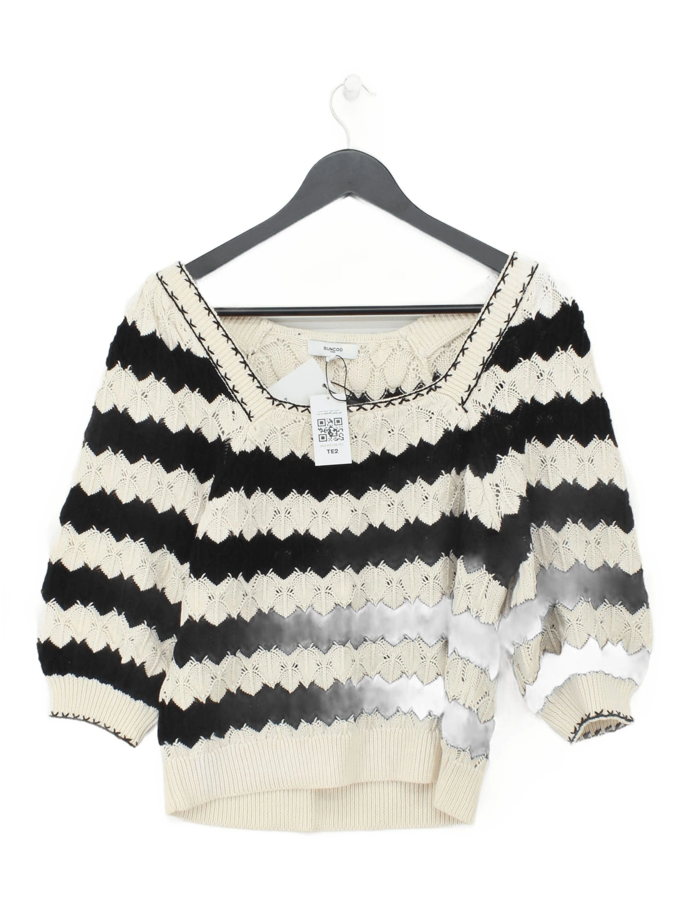 Suncoo Women's Top UK 14 Multi 100% Cotton Basic