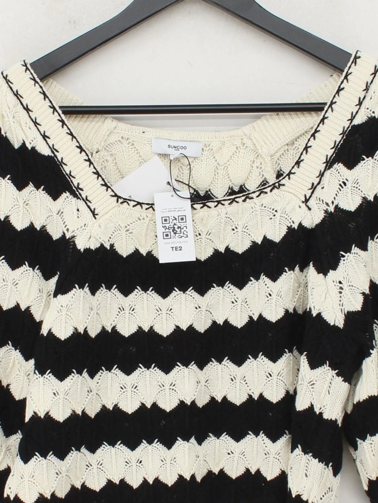 Suncoo Women's Top UK 14 Multi 100% Cotton Basic - Image 3