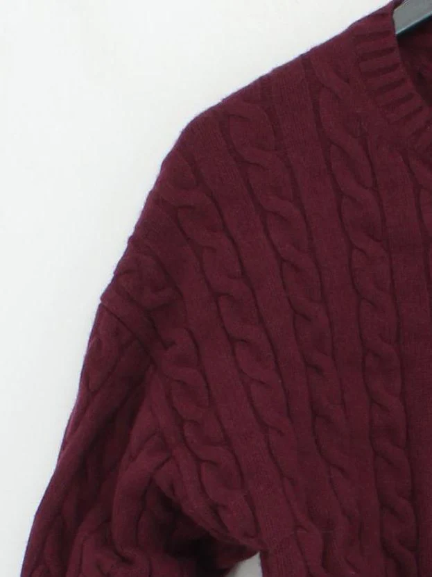Sunday Best Women's Jumper S Red 100% Other Round Neck Pullover - Image 4