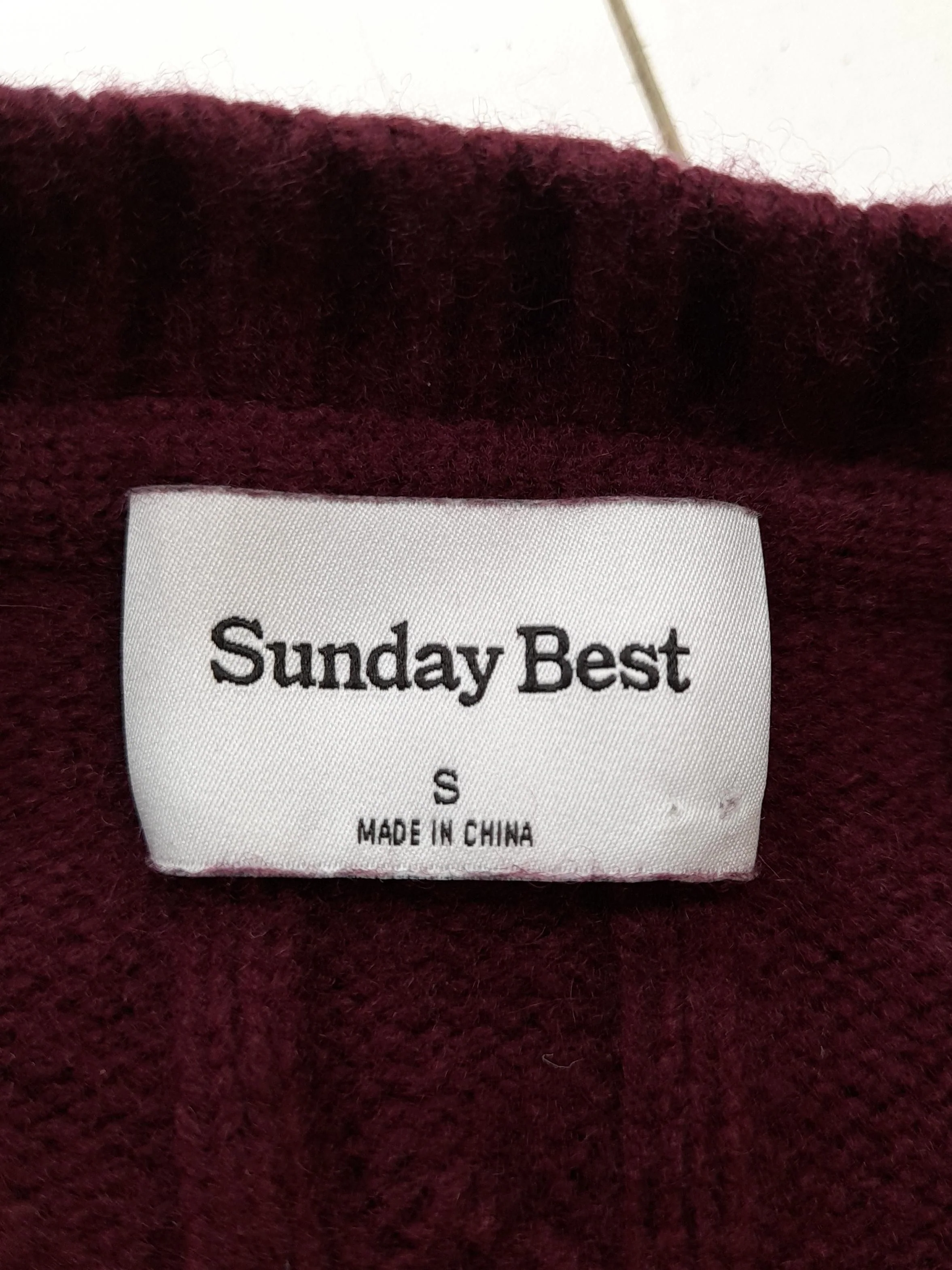 Sunday Best Women's Jumper S Red 100% Other Round Neck Pullover - Image 5
